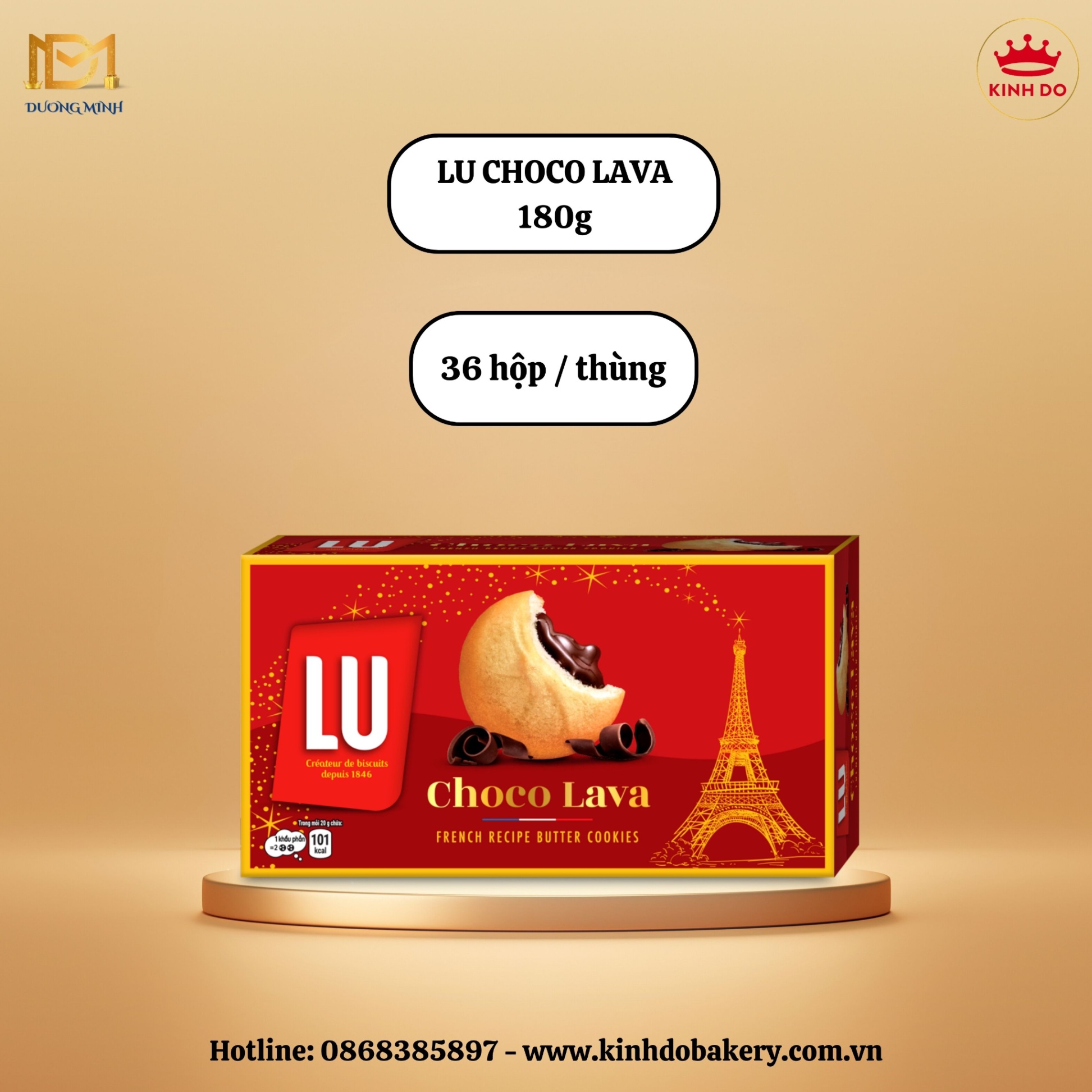 LU CHOCO LAVA 80g x 36