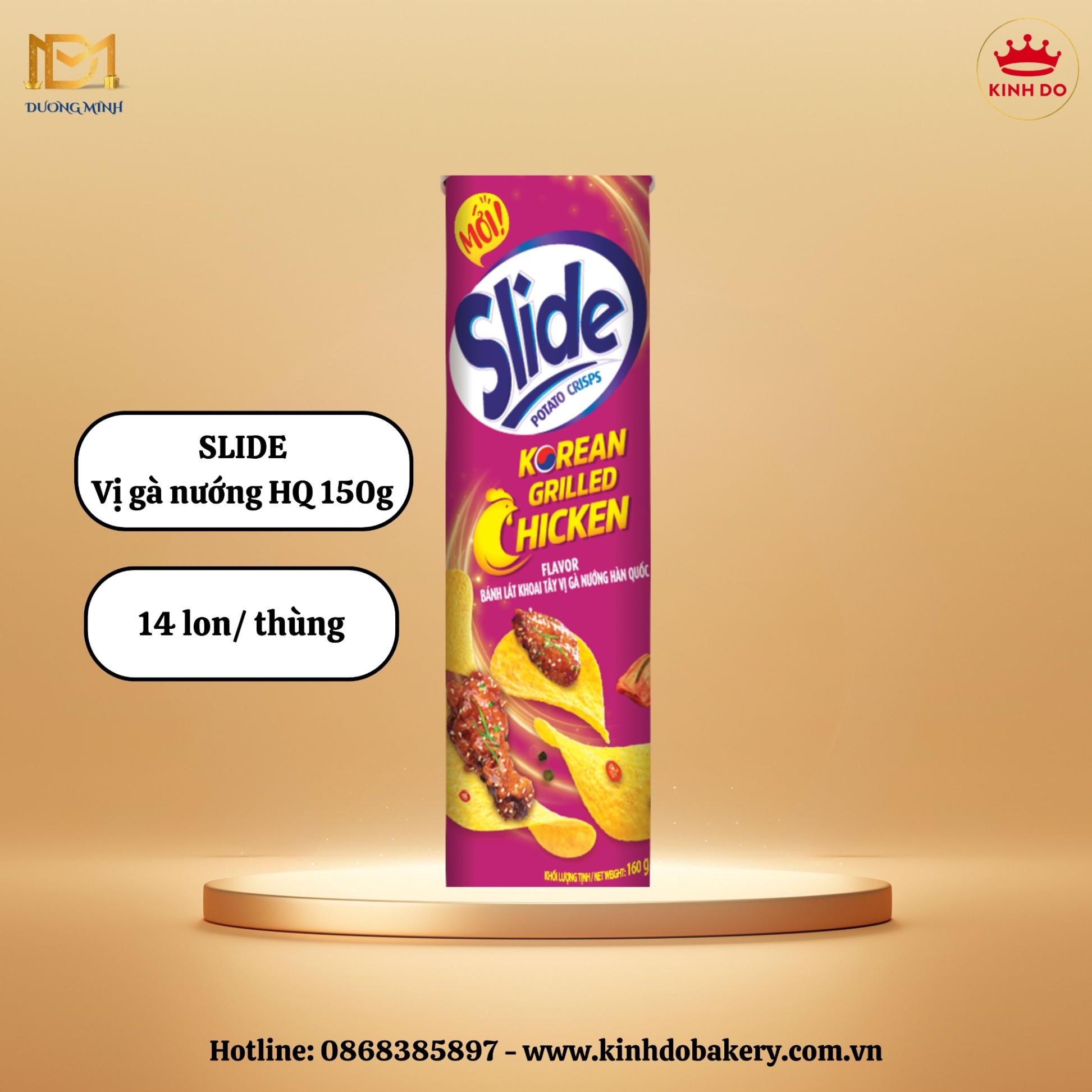 SLIDE KHOAI TÂY 150G - vị gà nướng HQ