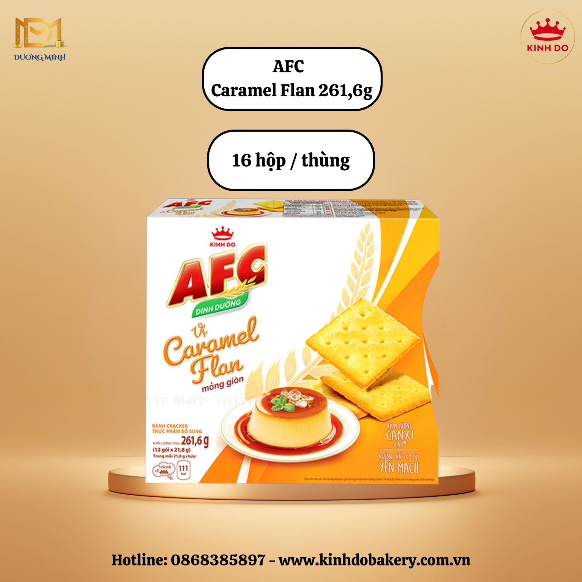 AFC Caramel Flan 261.6Gr X 16HG