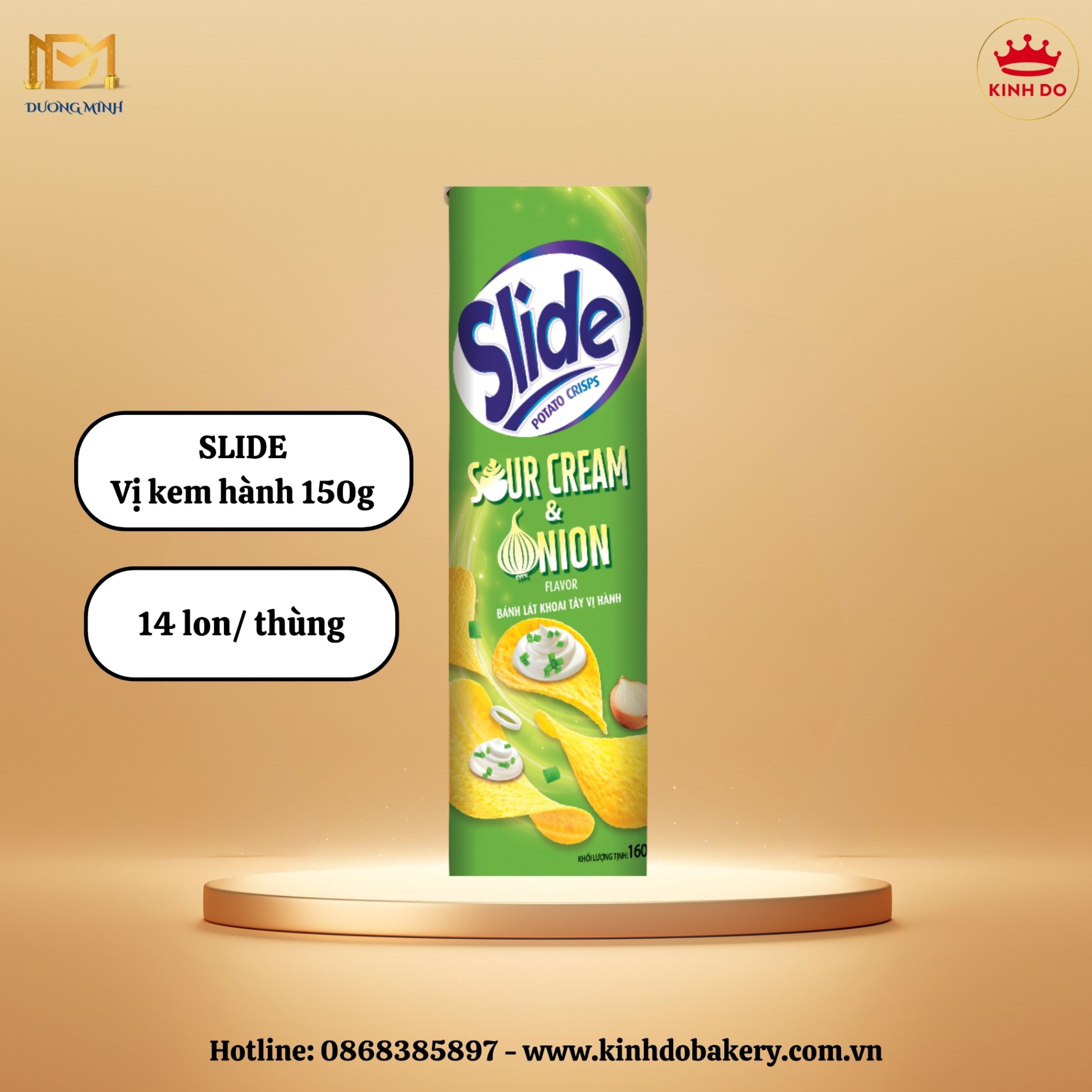 SLIDE KHOAI TÂY 150G - vị kem hành