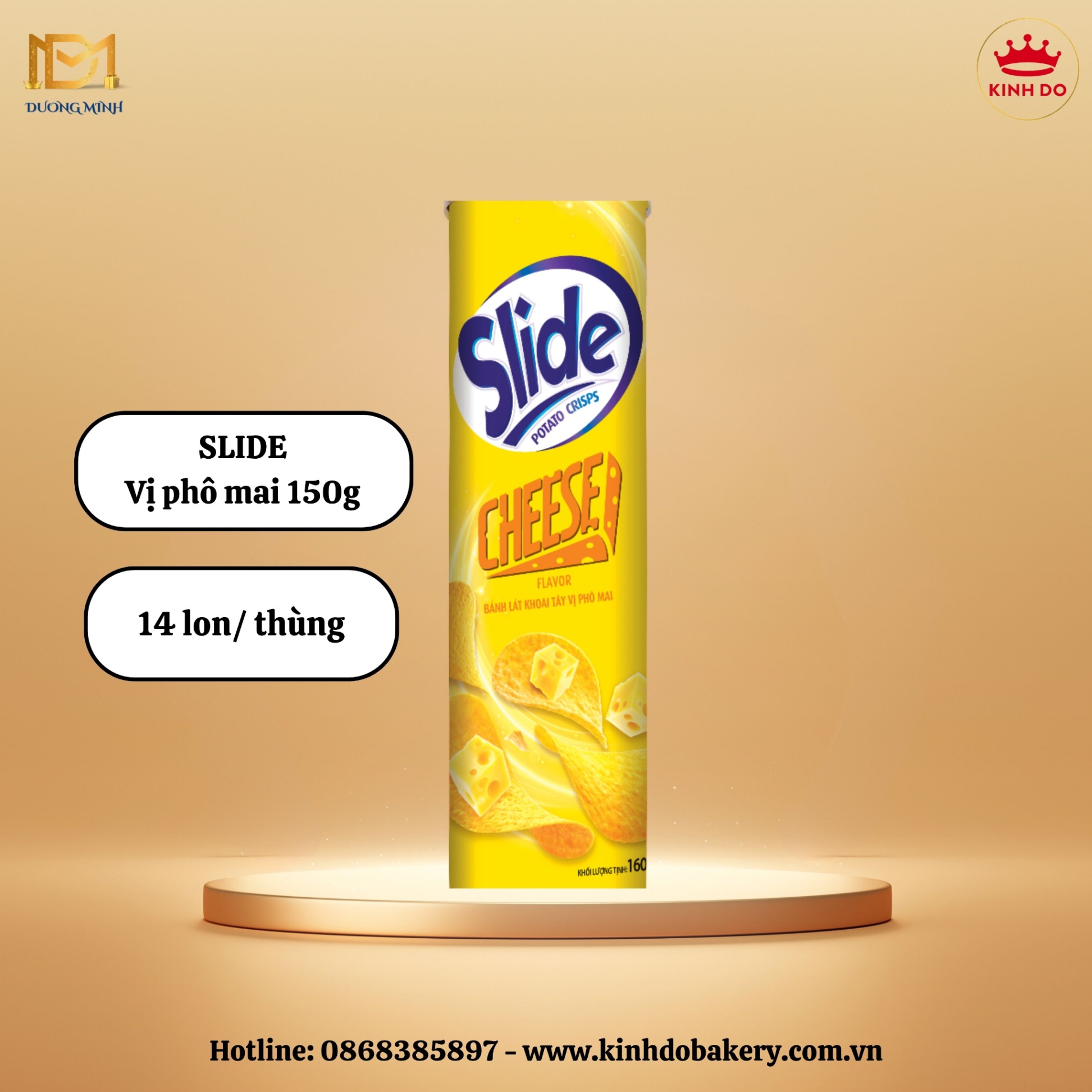 SLIDE KHOAI TÂY 150G - vị phô mai