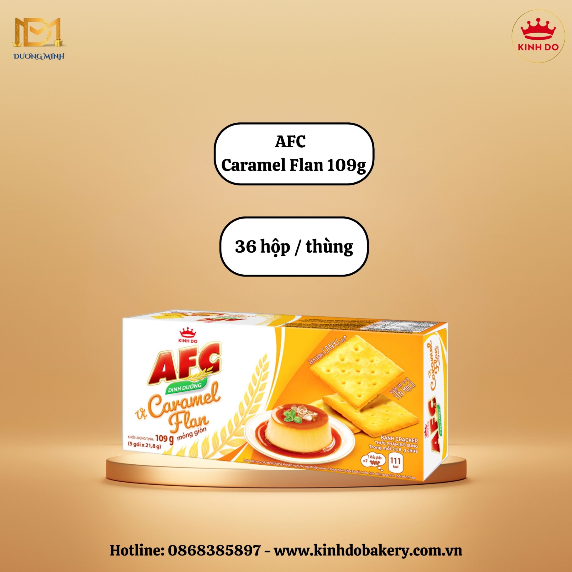 AFC Caramel Flan 109Gr X 36HG