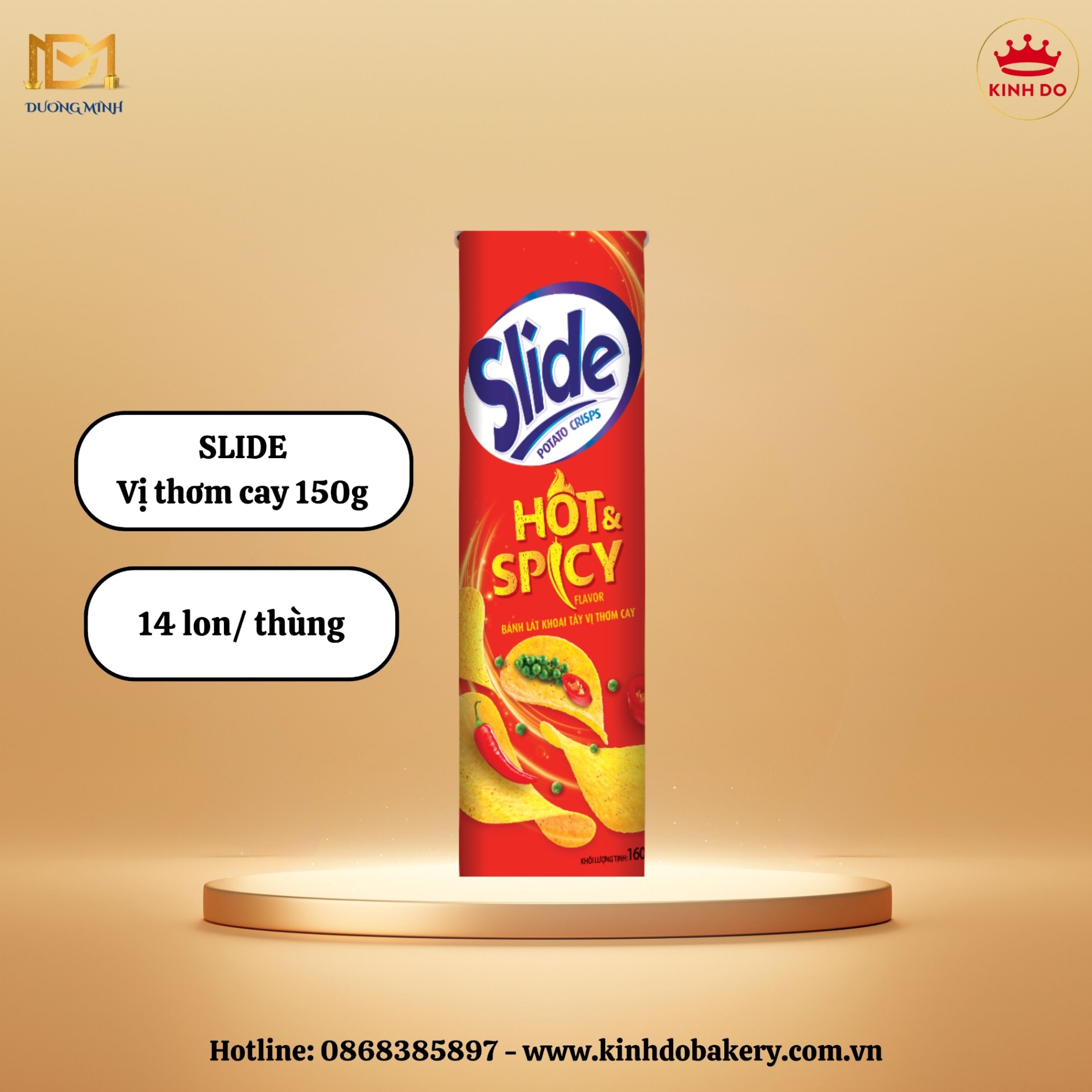 SLIDE KHOAI TÂY 150G - vị thơm cay