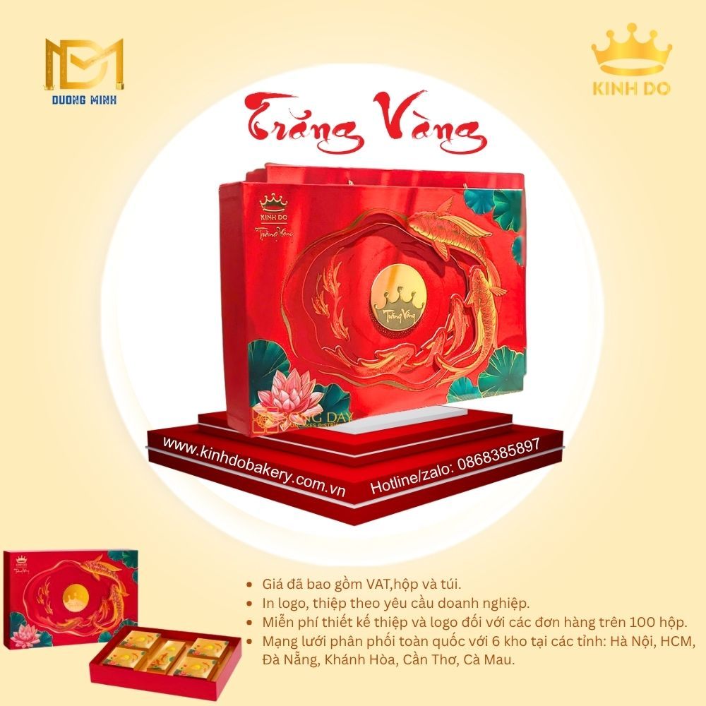 Bánh trung thu Kinh Đô Trăng Vàng Hoàng Kim Vinh Hiển ( HKD )