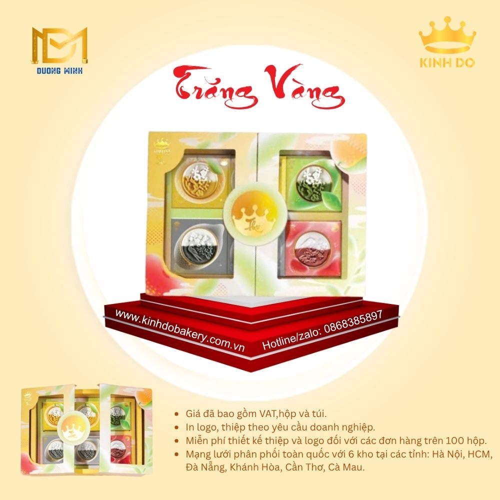 Bánh trung thu Kinh Đô Trung Thu Tuyết - Hộp 6 bánh ( T6 )