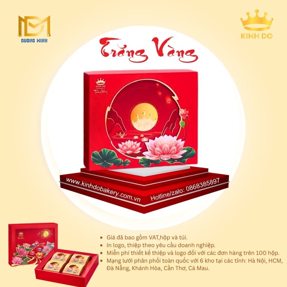 Bánh trung thu Kinh Đô Trăng vàng Hồng Ngọc An Thịnh ( HND )