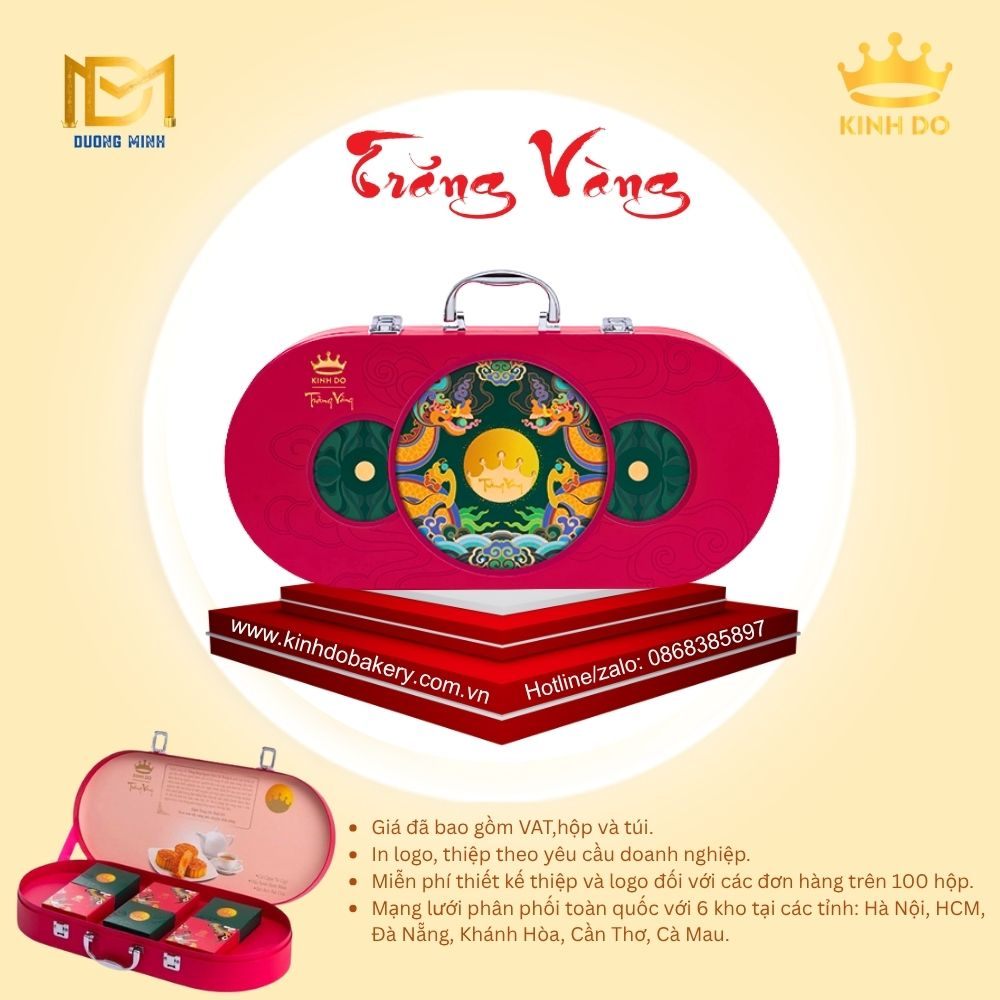 Bánh trung thu Kinh Đô Trăng vàng Nguyệt Ánh Cát Tường (NACT)