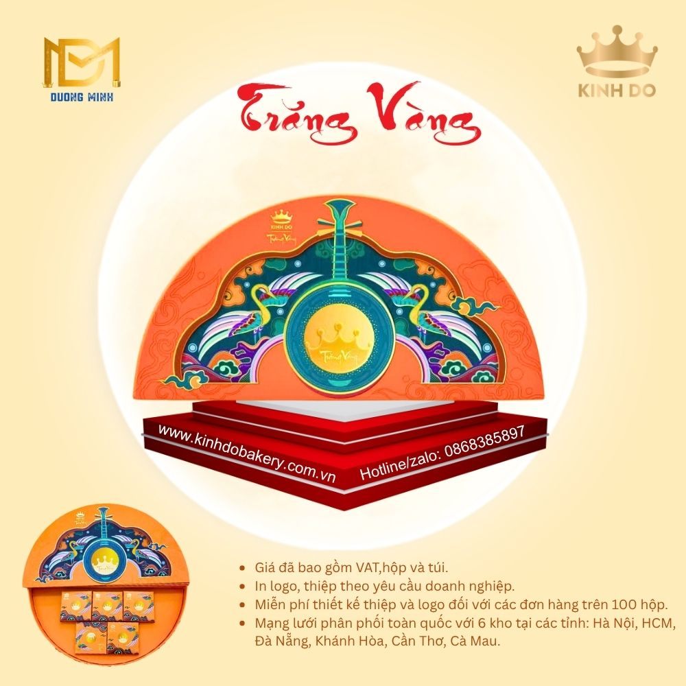 Bánh trung thu Kinh Đô Trăng vàng Nguyệt Ánh Tường Vinh ( NATV )