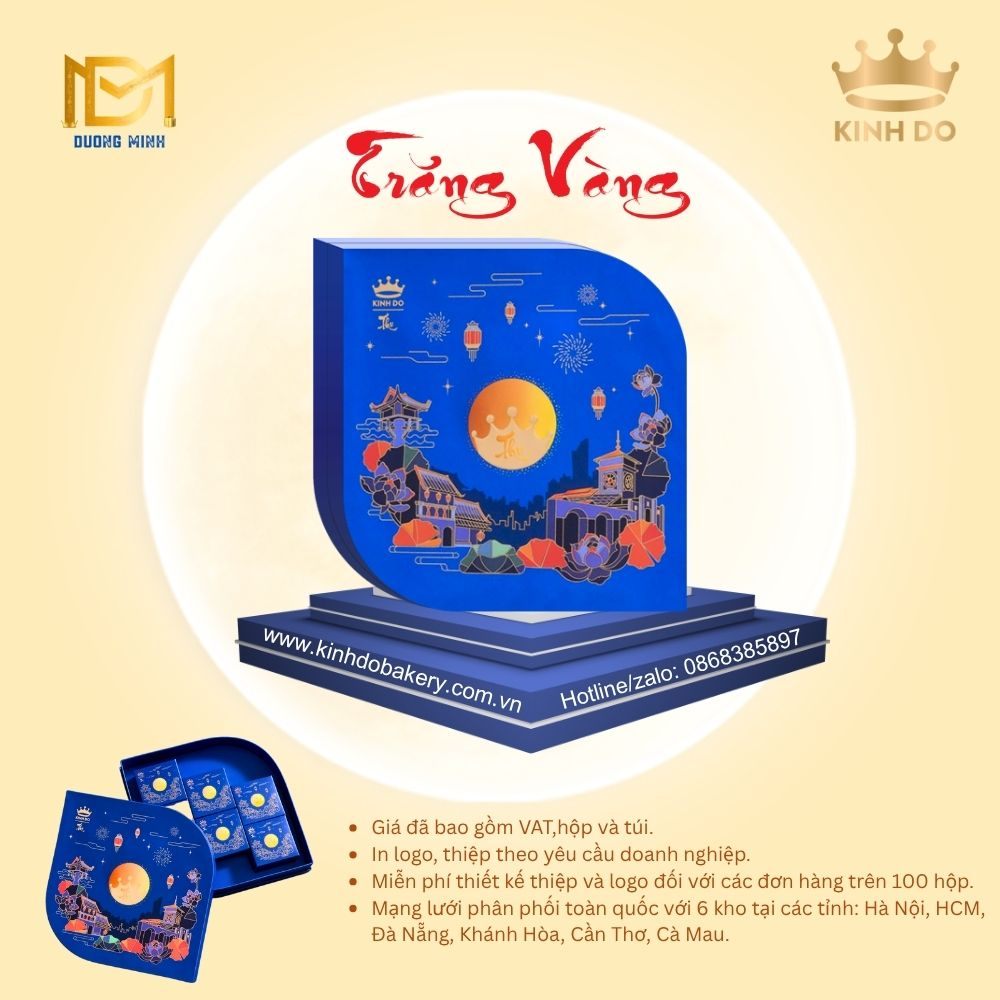 Bánh trung thu Kinh Đô Trăng vàng Thu Đoàn Viên