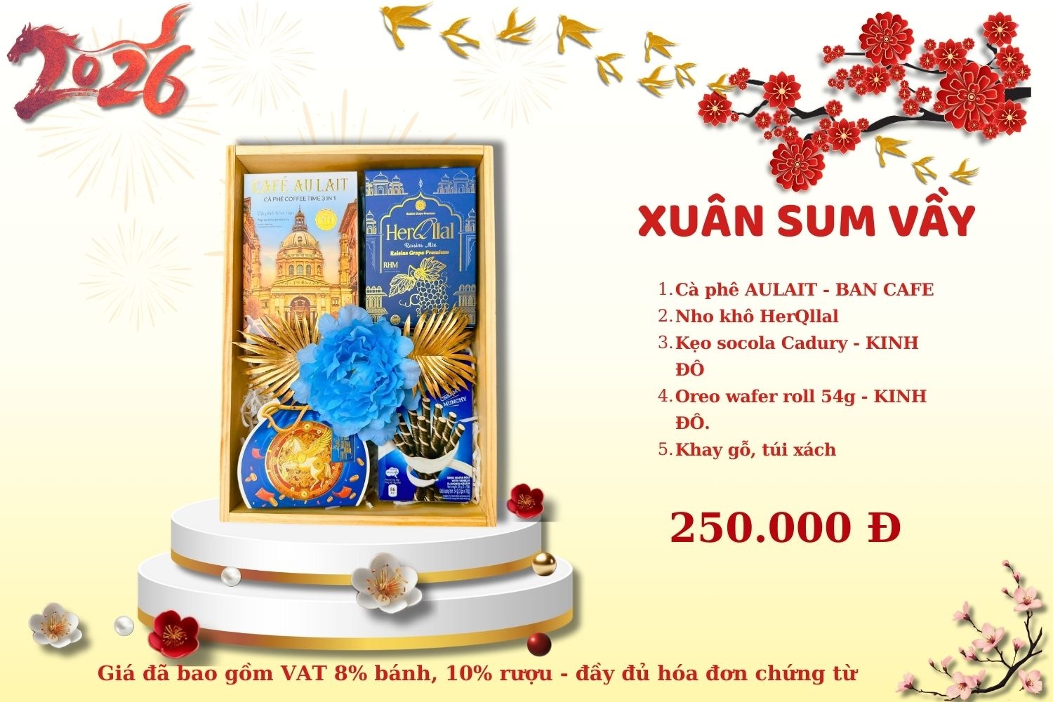 Hộp Quà Tết Xuân Sum Vầy 2026 – Quà Tặng Tết Cao Cấp