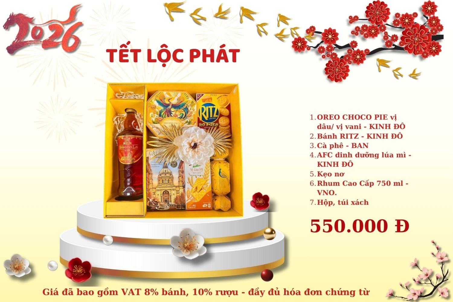 Hộp Quà Tết Lộc Phát 2026 – Quà Biếu Cao Cấp, Sang Trọng