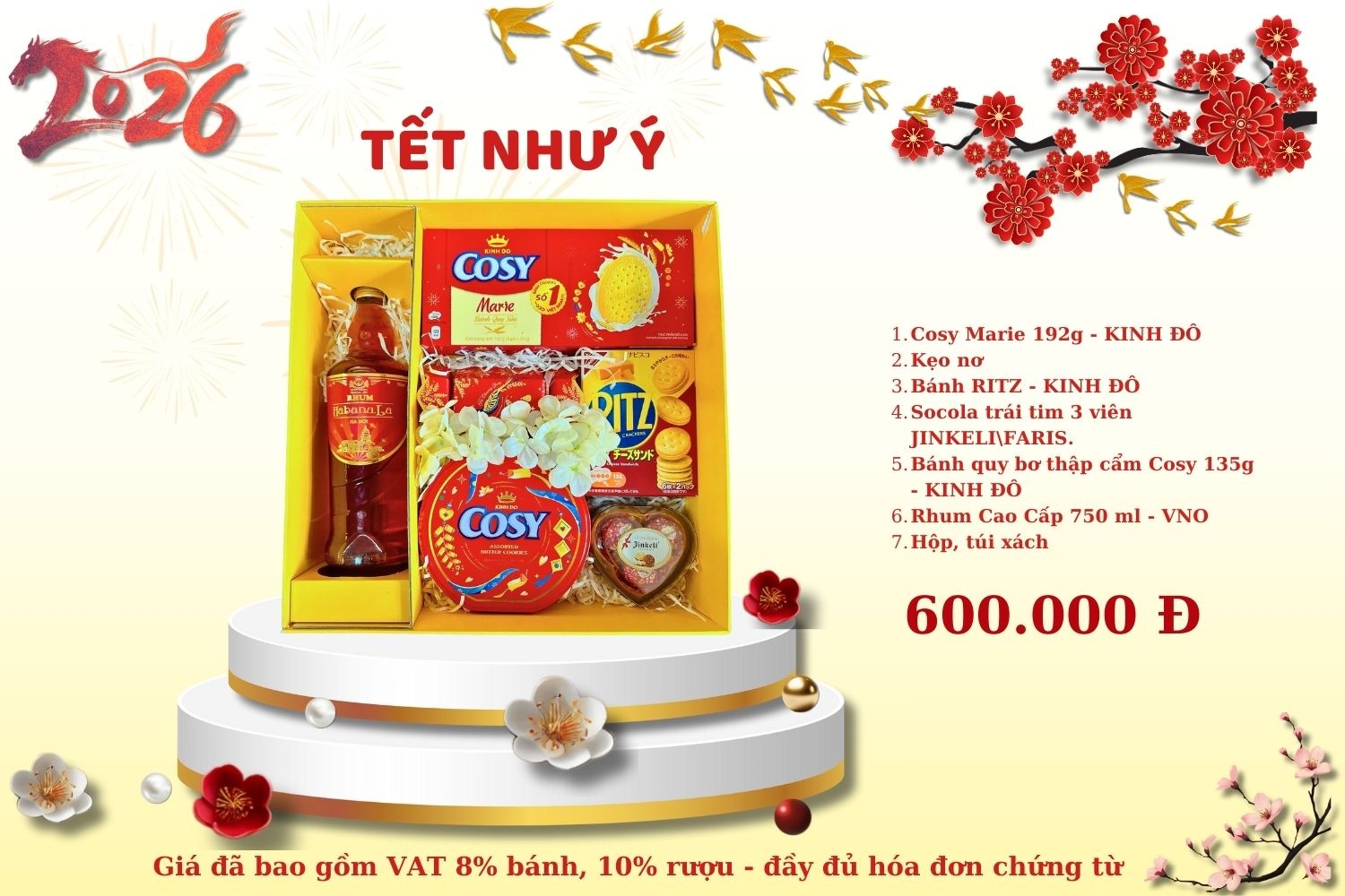 Hộp Quà Tết Như Ý 2026 – Set Quà Biếu Sang Trọng