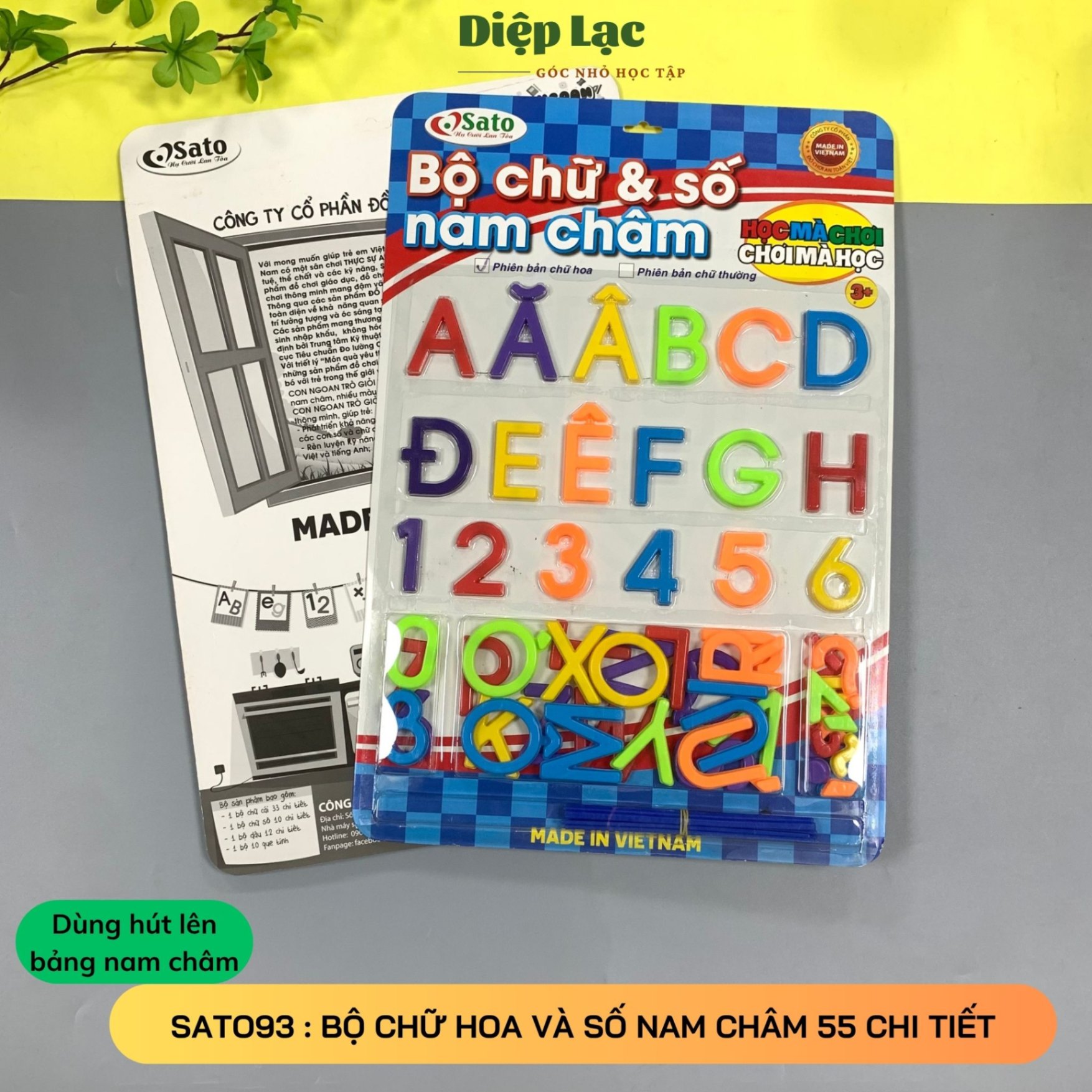 Sato93 - Bộ chữ HOA và số bam châm 55 chi tiết.jpg