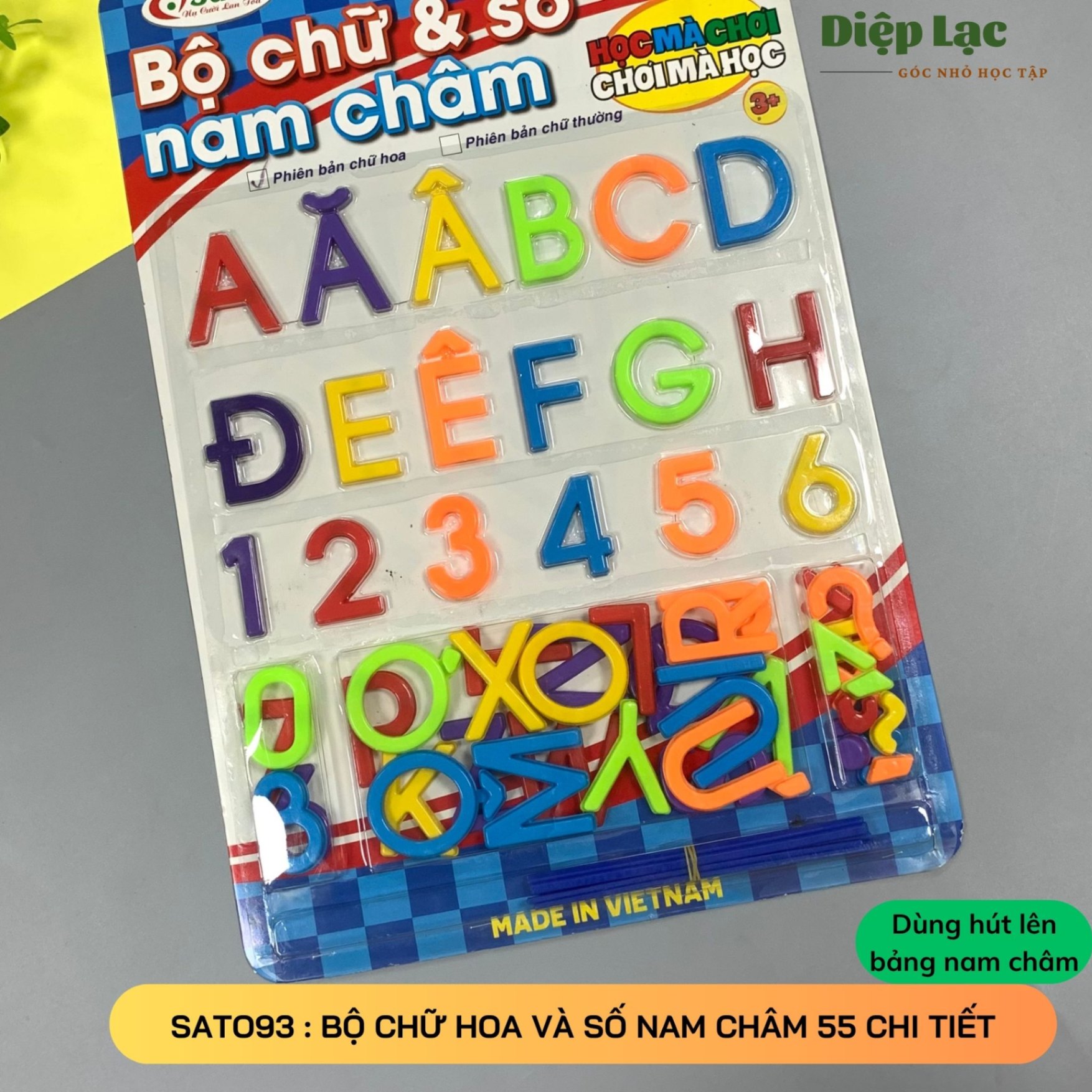 Sato93 - Bộ chữ HOA và số bam châm 55 chi tiết.jpg