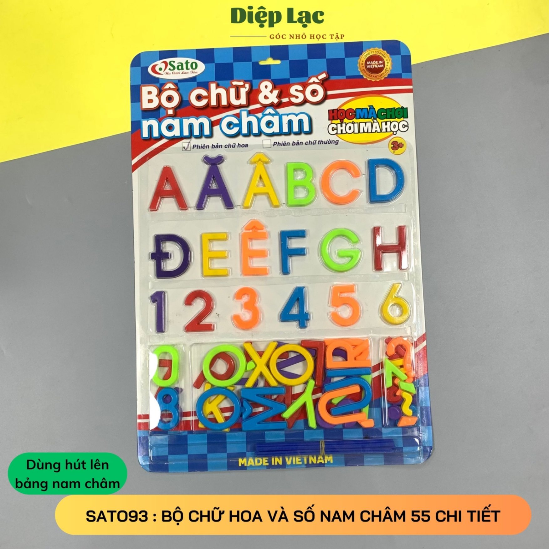 Sato93 - Bộ chữ HOA và số bam châm 55 chi tiết.jpg