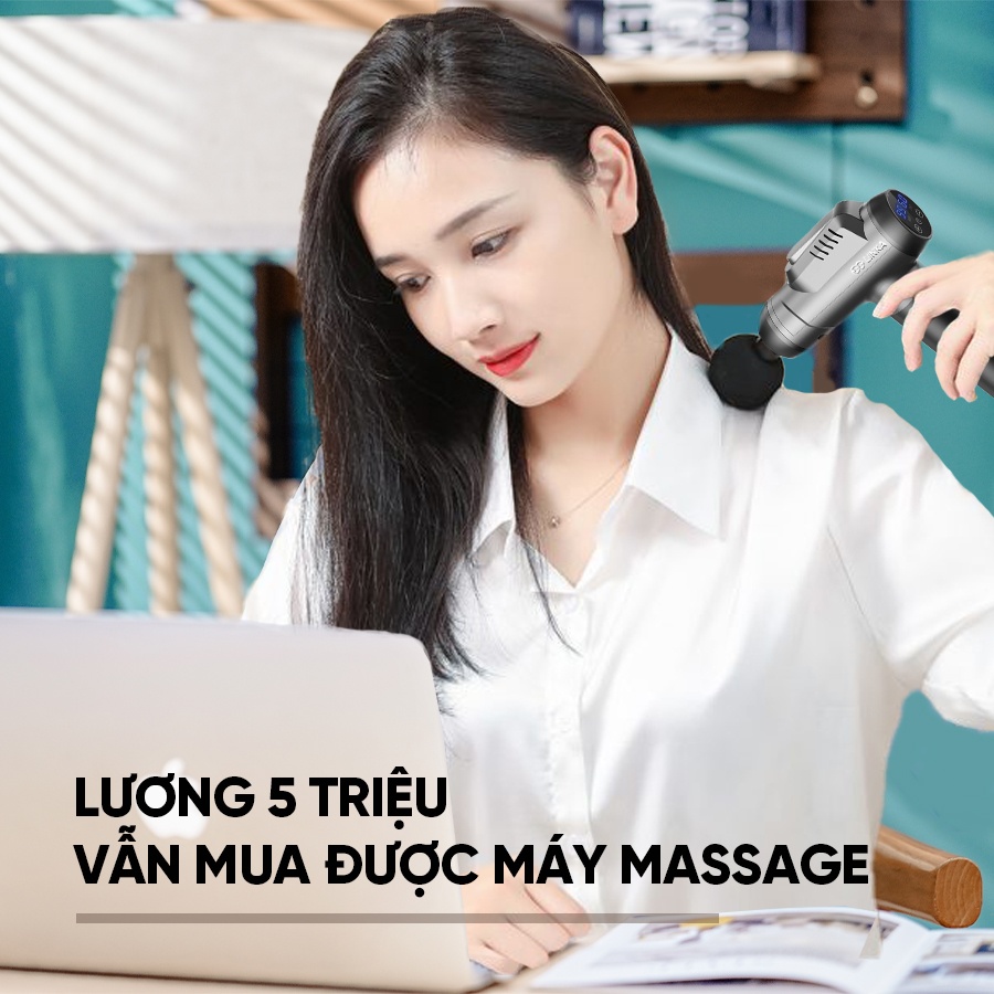 Máy Massage Cầm Tay Cho Nhân Viên Văn Phòng-Lương 5 Triệu Vẫn Mua Được