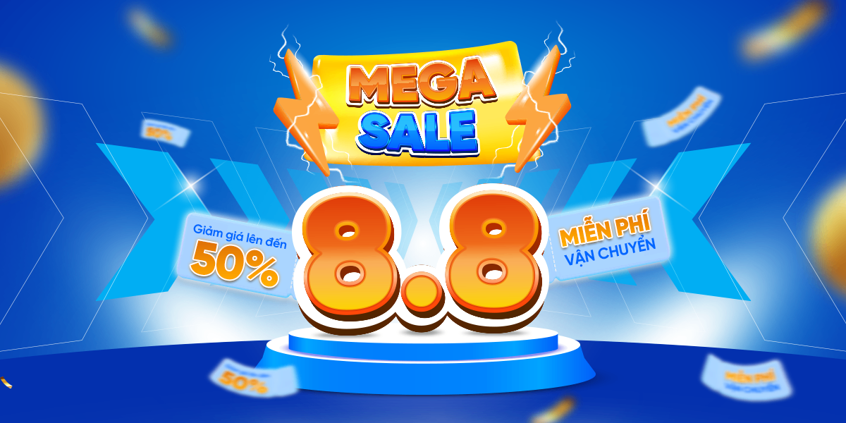 MEGA SALE 8.8 - SALE SẬP SÀN 50%, CHỈ CÓ TẠI LINKA!
