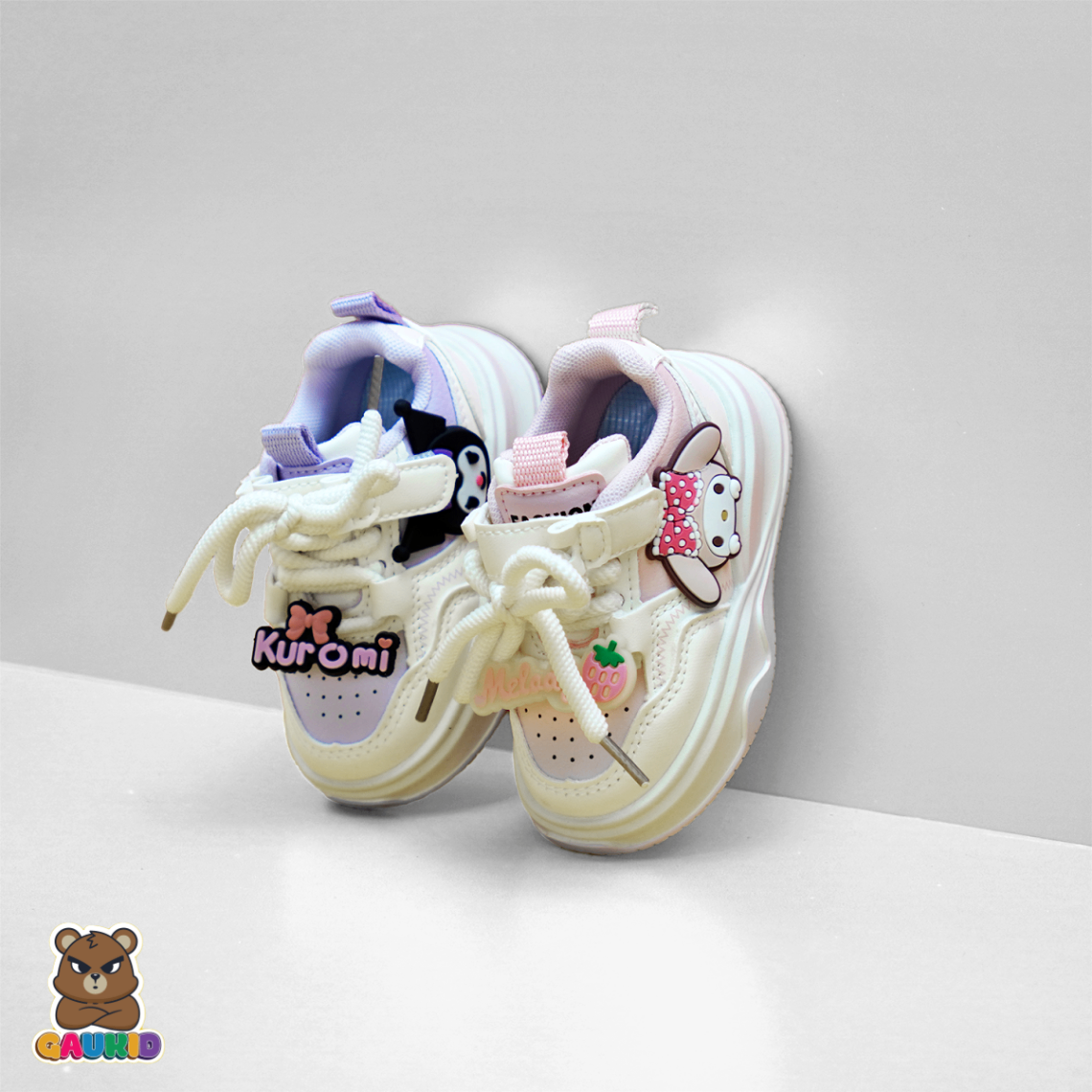 Giày Thể Thao Sneaker Kuromi, Labubu Cho Bé Gái GAUKID-G26
