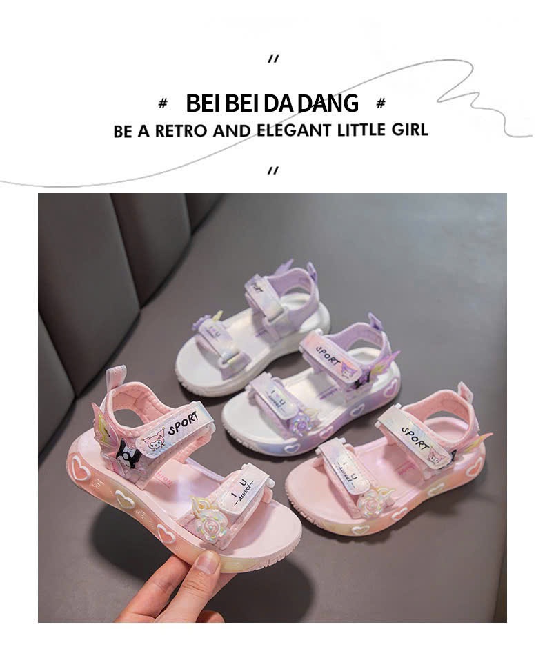 Sandal Kuromi Đế Trái Tim