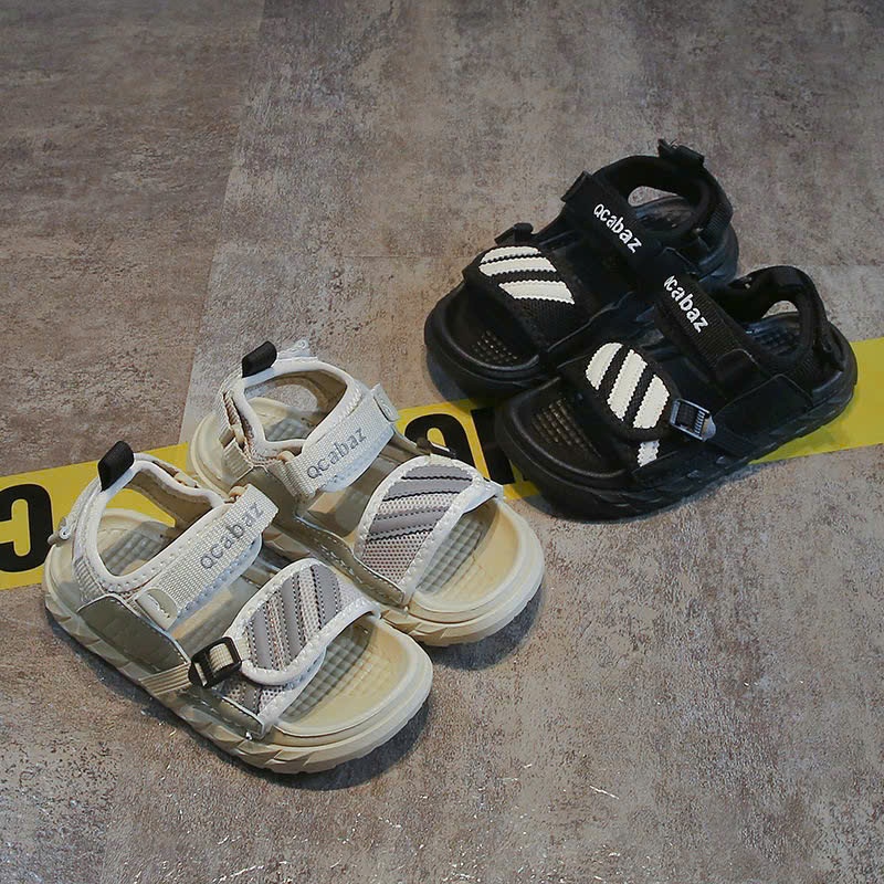Sandal Bé Trai 3 Sọc Kẻ