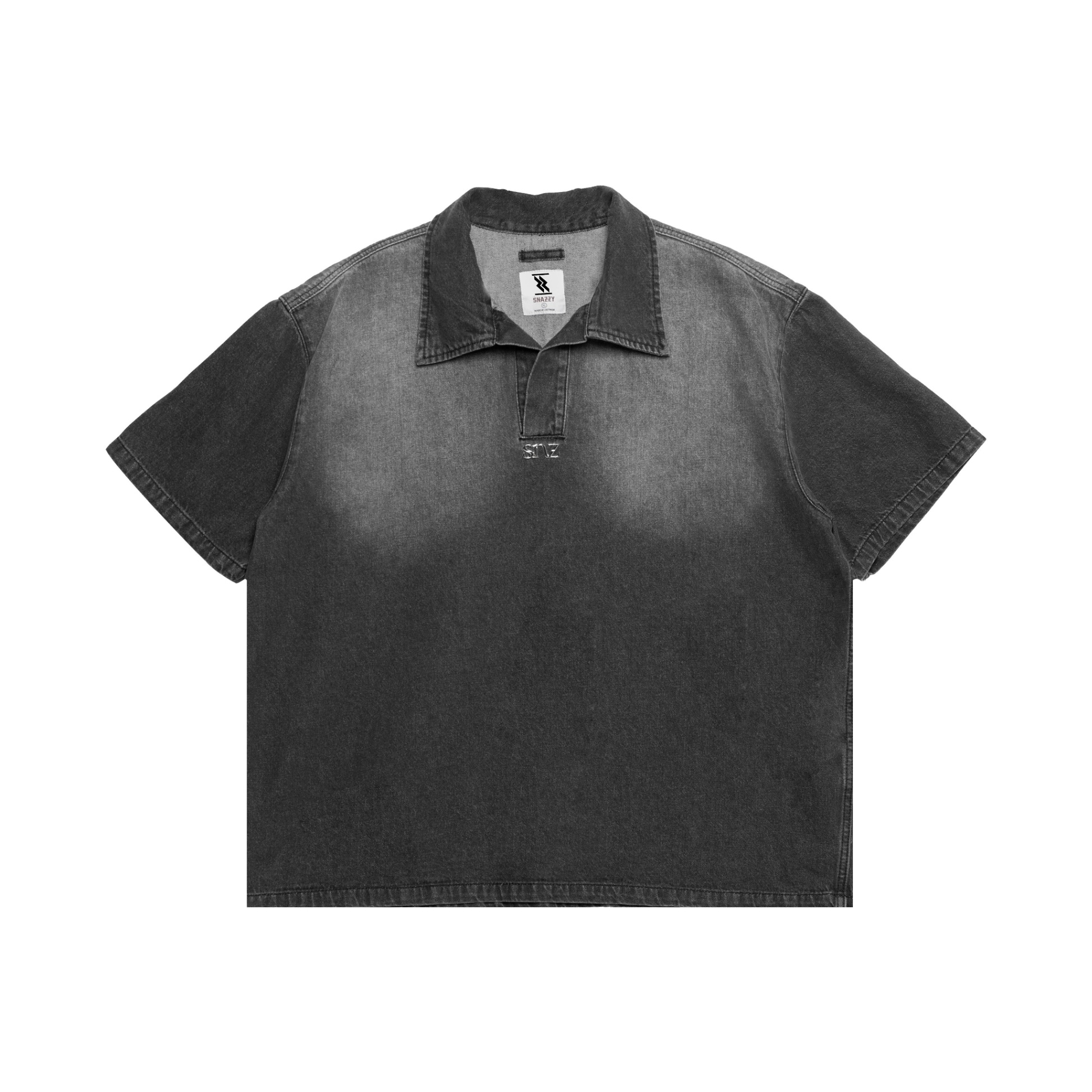 MIDNIGHT DENIM POLO SHIRT