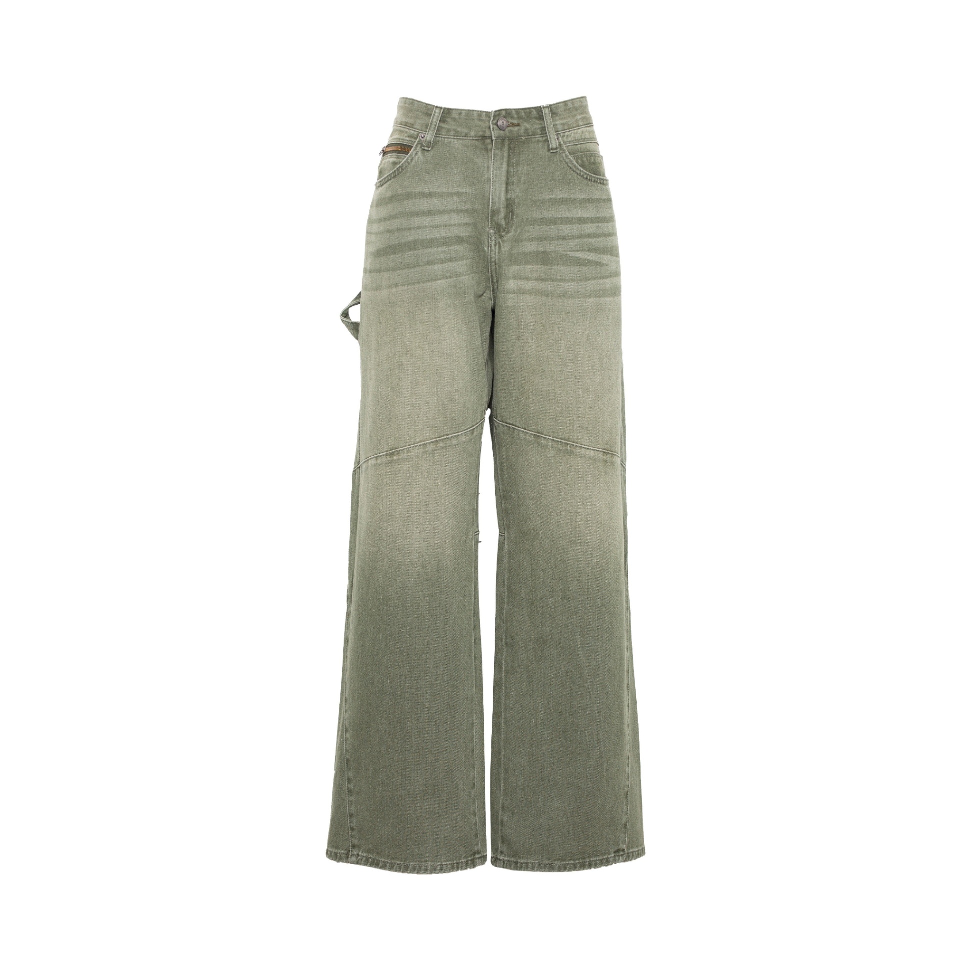 LOW-RISE CARPENTER JEANS - SMOKE GREEN