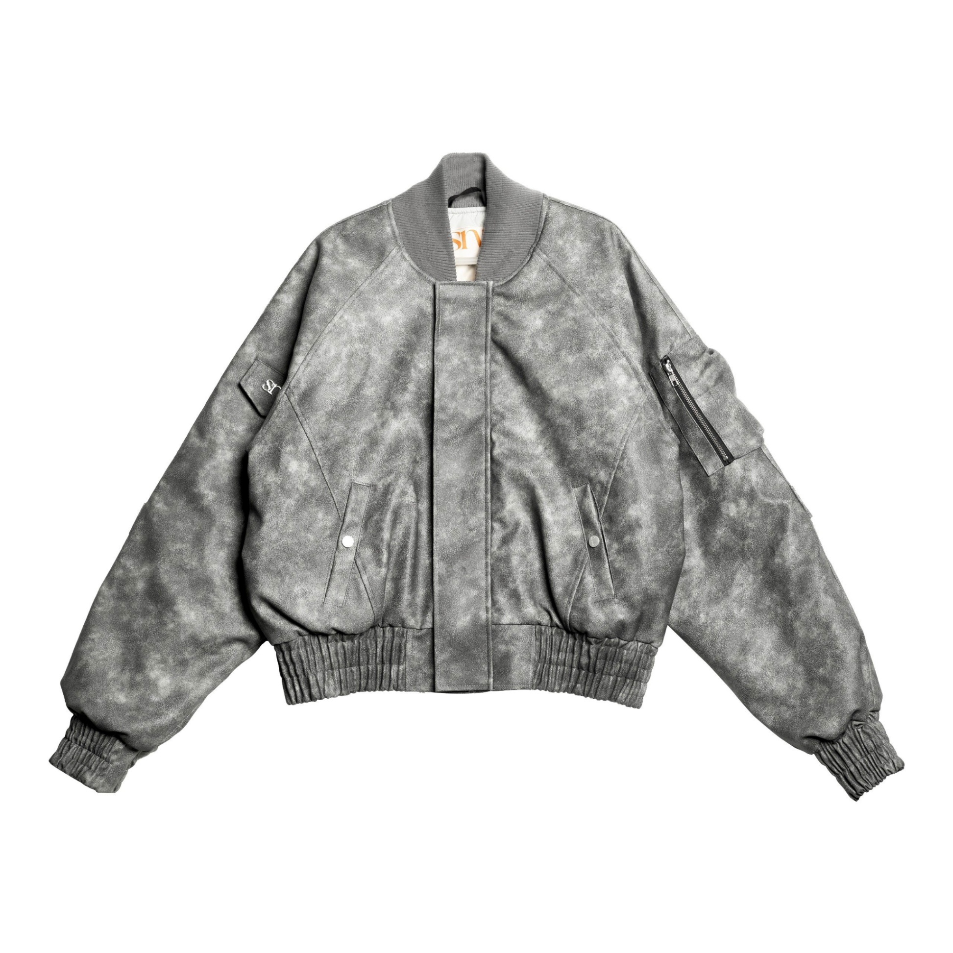 LUNA LEATHER BOMBER JACKET