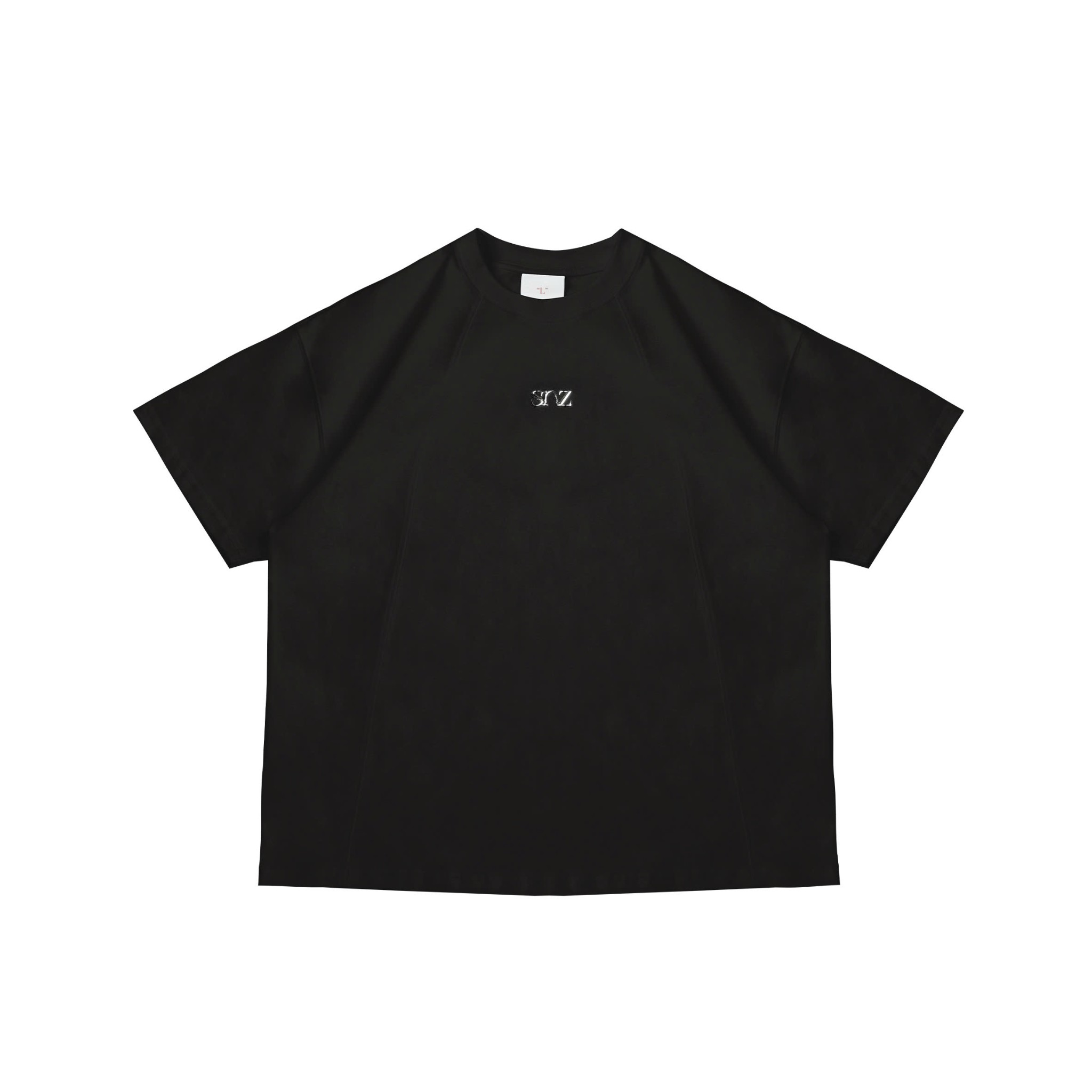 STRETCH LOGO T-SHIRT - BLACK