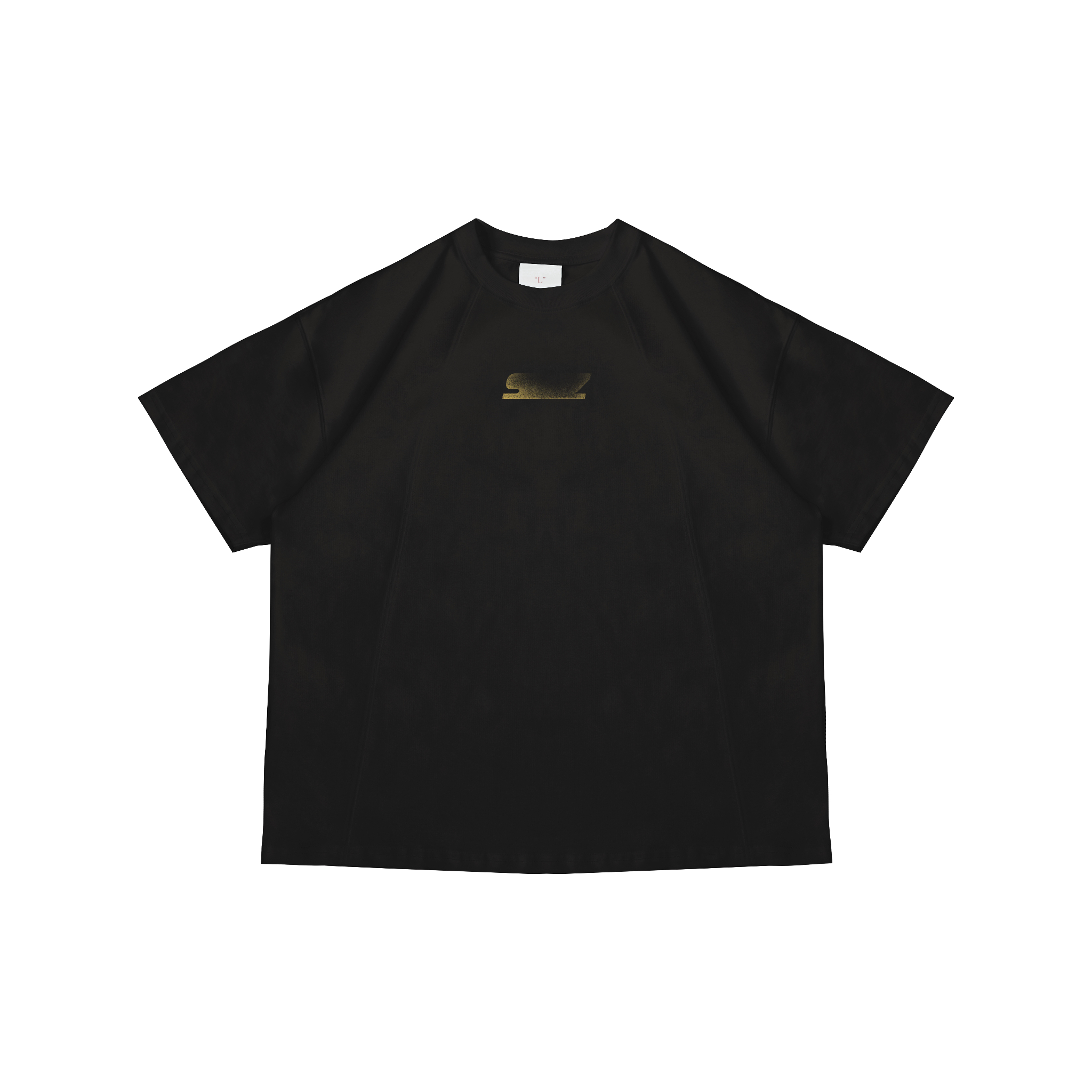 FADED LOGO T-SHIRT - BLACK