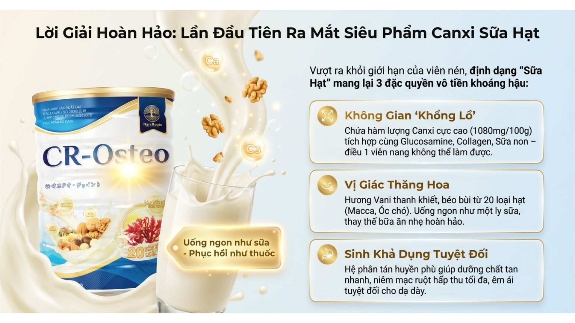 CÀNG GIÀ XƯƠNG CÀNG DỄ GÃY: ĐỪNG ĐỂ 