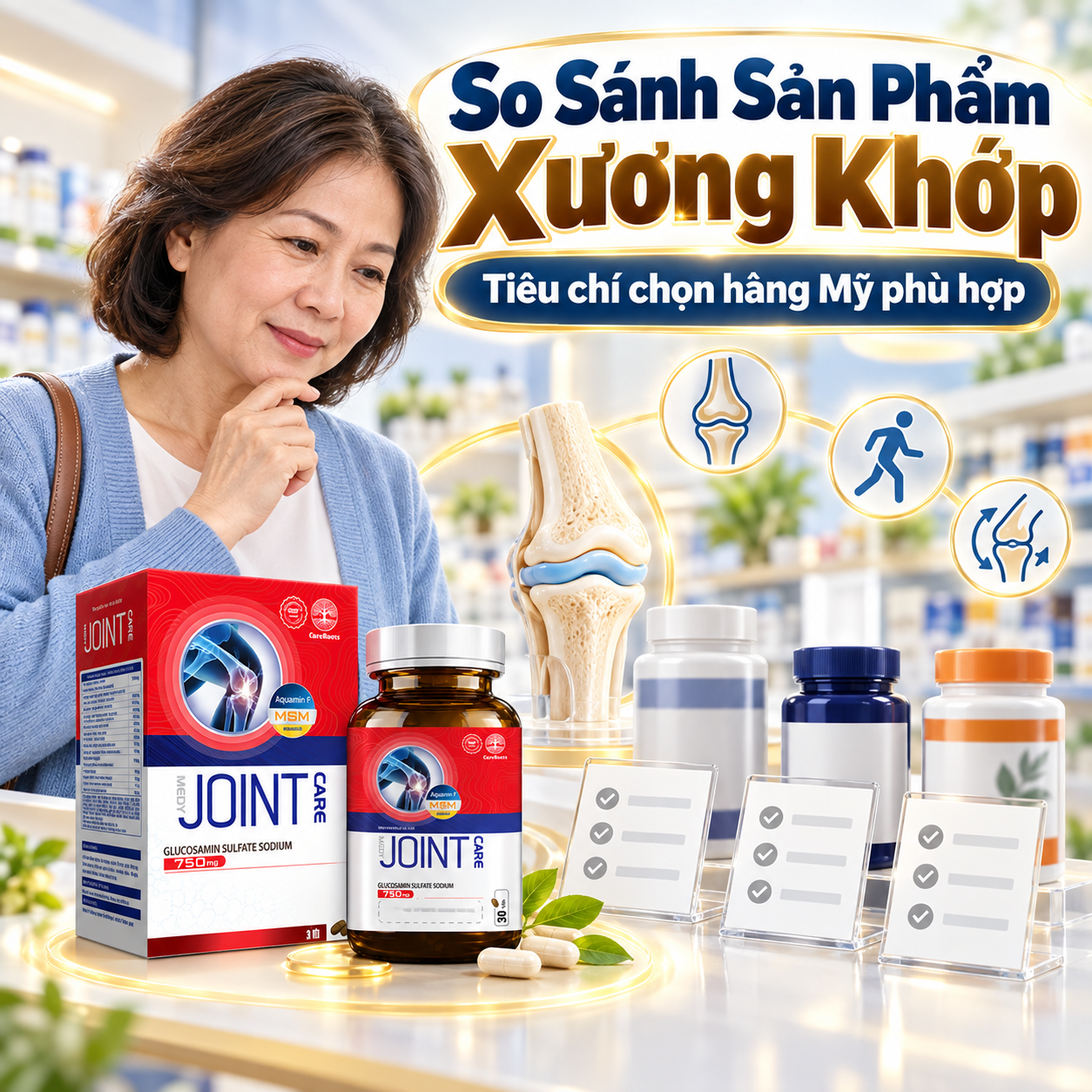 Các Loại Sản Phẩm Xương Khớp Của Mỹ Tốt Nhất Được Người Tiêu Dùng Bình Chọn