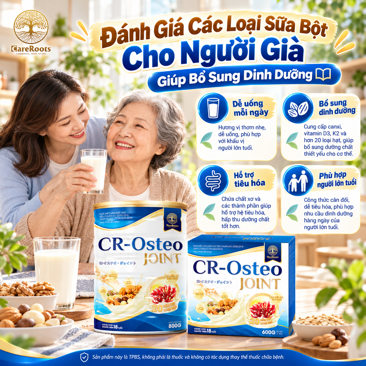 Đánh Giá Các Loại Sữa Bột Cho Người Già Giúp Bổ Sung Dinh Dưỡng