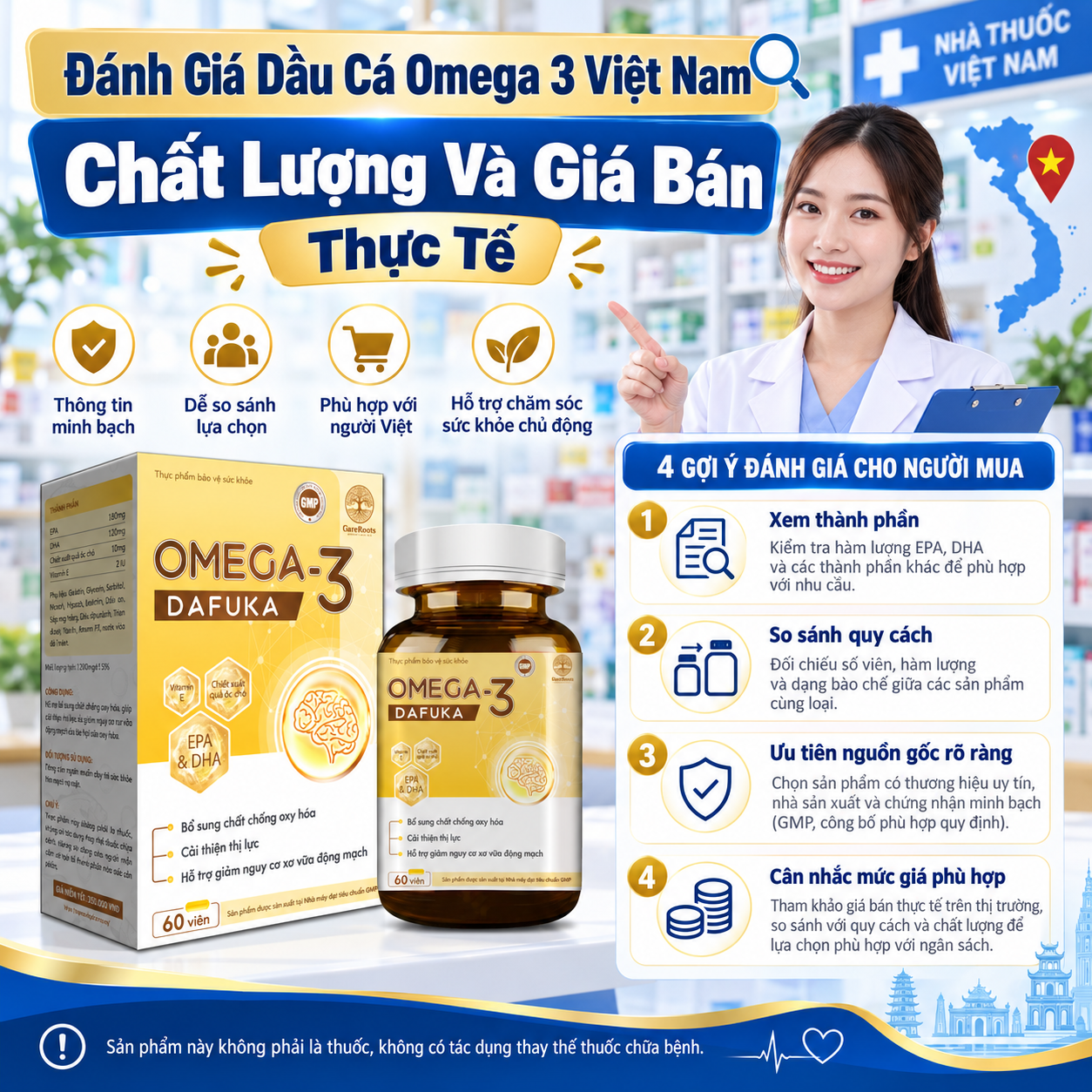 Đánh Giá Dầu Cá Omega 3 Việt Nam Chất Lượng Và Giá Bán Thực Tế