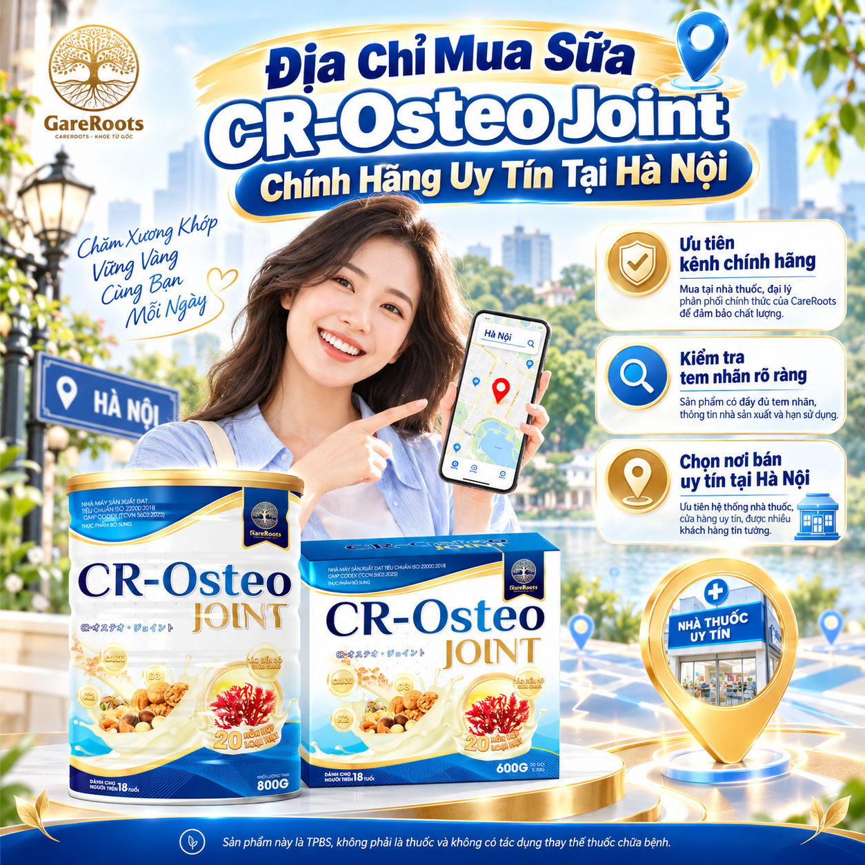Địa Chỉ Mua Sữa CR-Osteo Joint Chính Hãng Uy Tín Tại Hà Nội