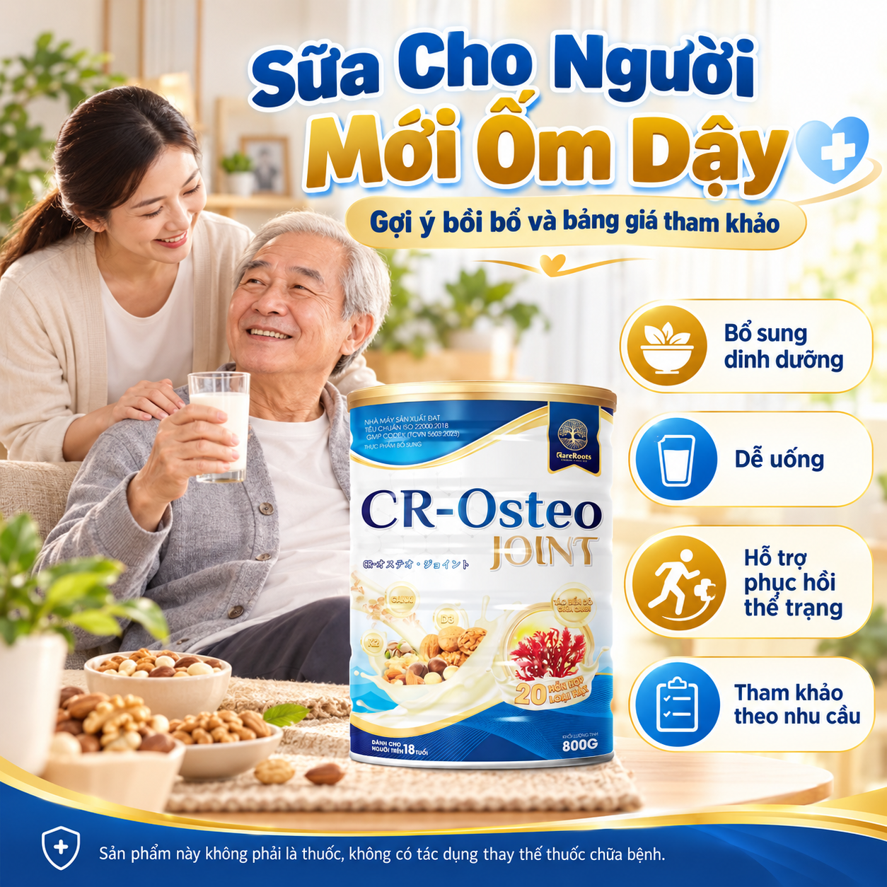 Sữa Cho Người Mới Ốm Dậy: Gợi Ý Bồi Bổ Và Bảng Giá Tham Khảo