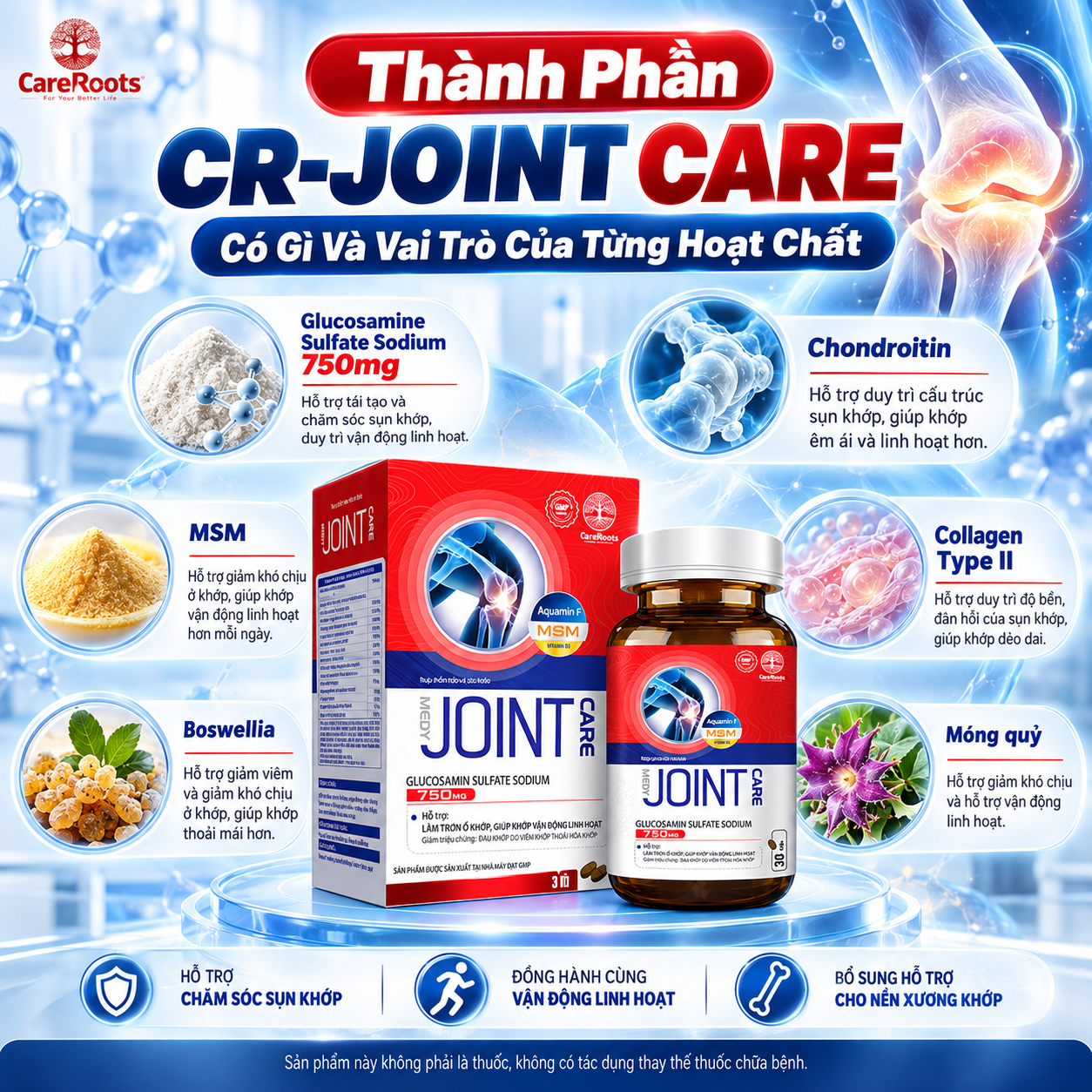 Thành Phần CR-Joint Care Có Gì Và Vai Trò Của Từng Hoạt Chất