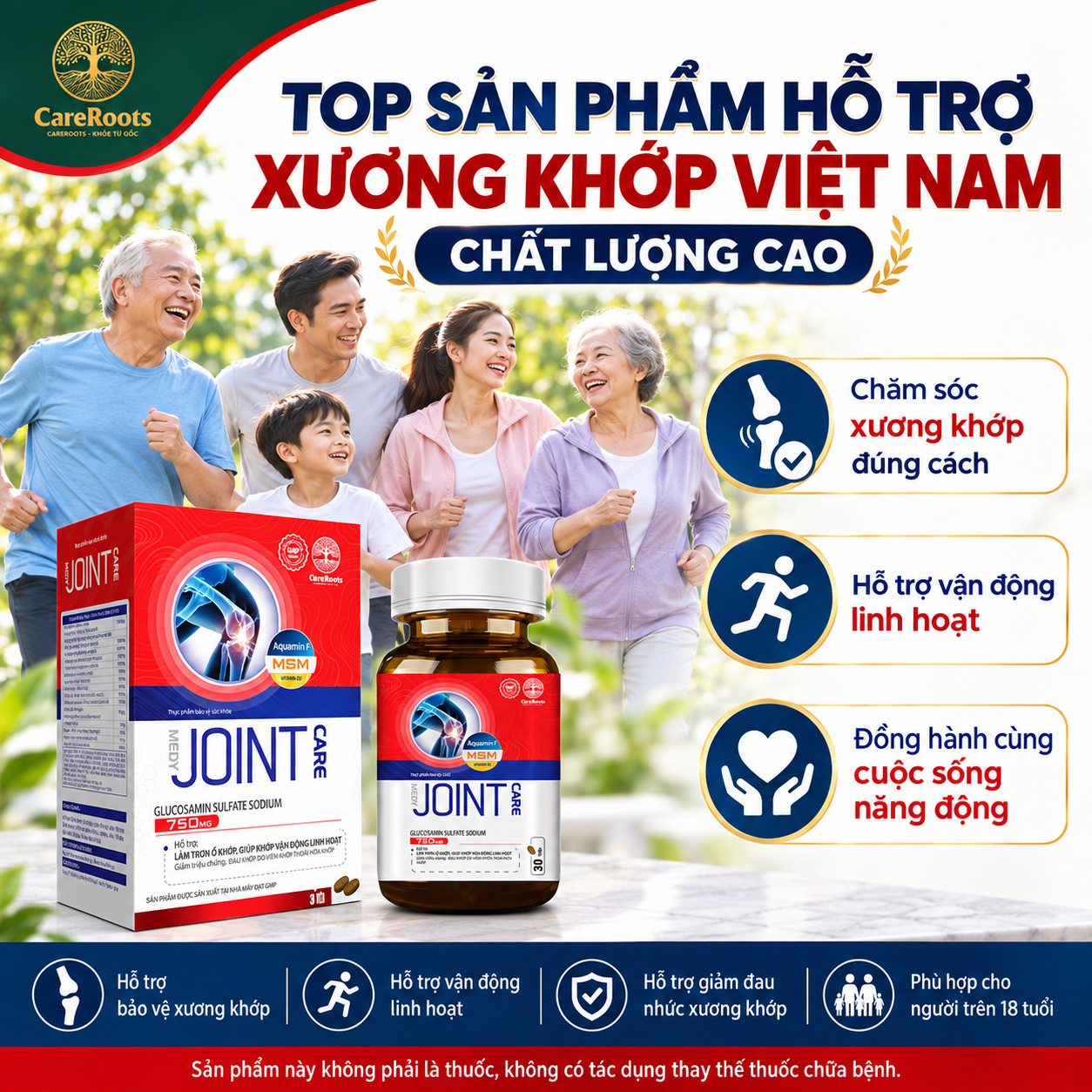 Top Sản Phẩm Hỗ Trợ Xương Khớp Việt Nam Chất Lượng Cao