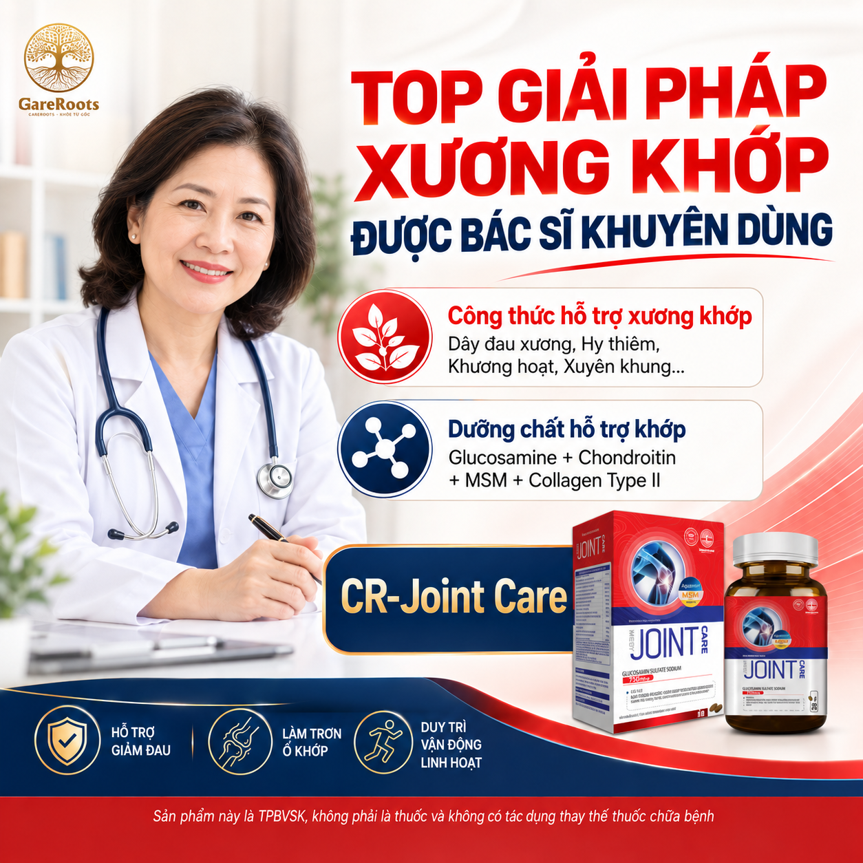 Top Sản Phẩm Xương Khớp Hiệu Quả Cao Được Bác Sĩ Chuyên Khoa Khuyên Dùng