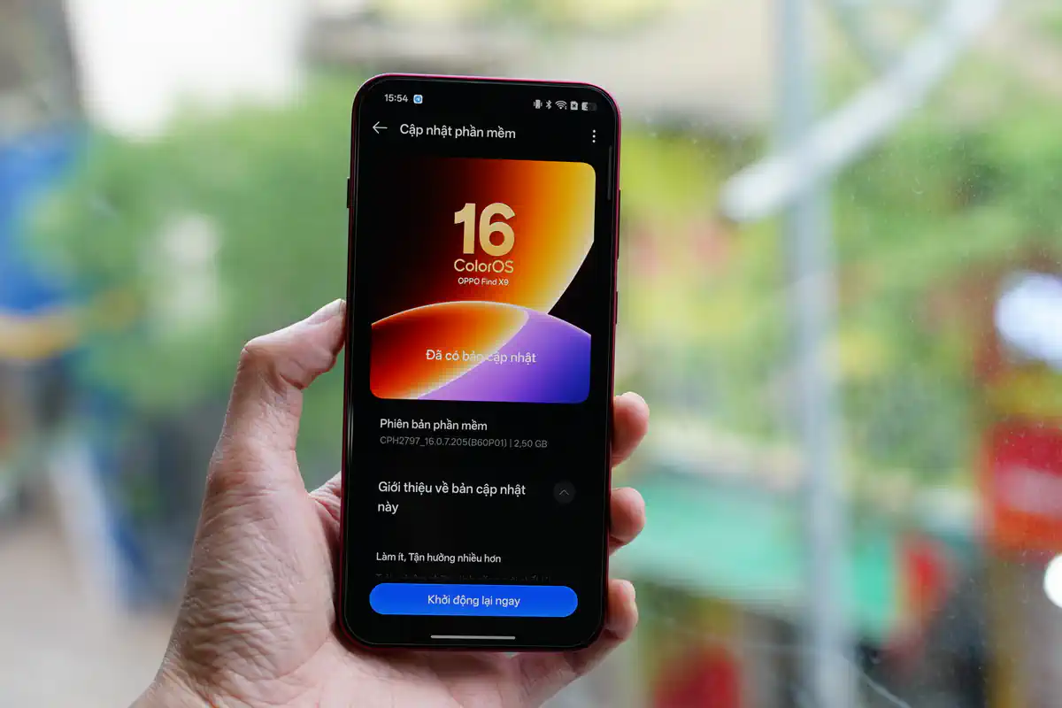 OPPO Find X9 bất ngờ nhận bản cập nhật 2.5GB sáng nay mang theo hàng loạt tính năng AI