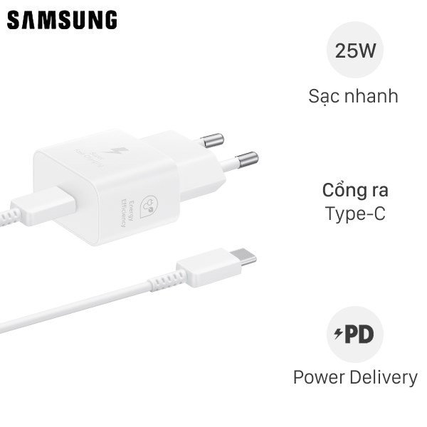 Bộ Sạc PD 25W Samsung Type C