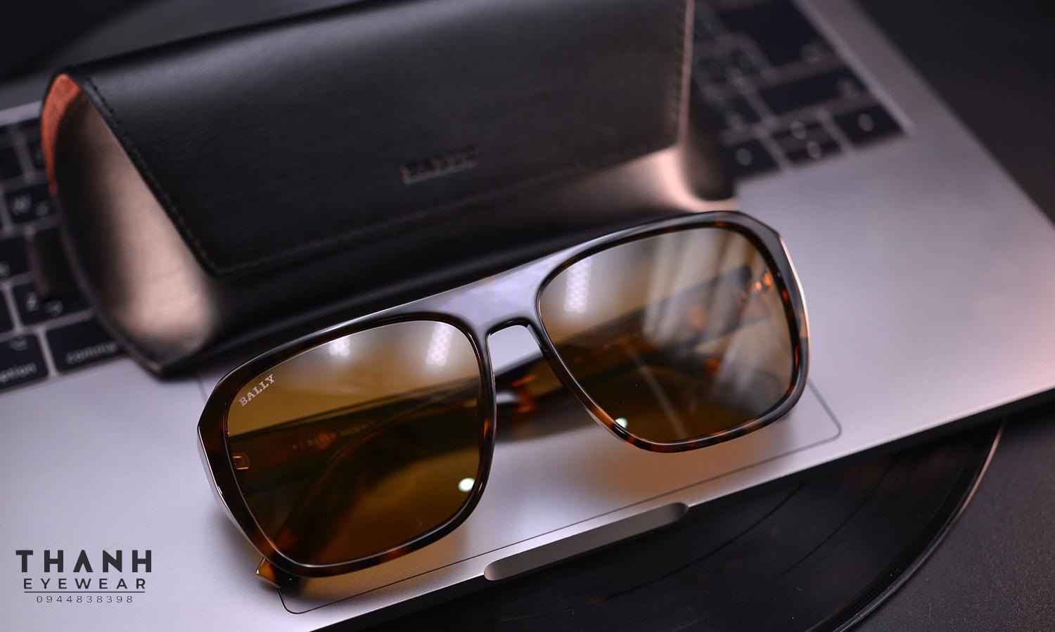 Kính râm Bally BY0102/H 56E Dark Tortoise