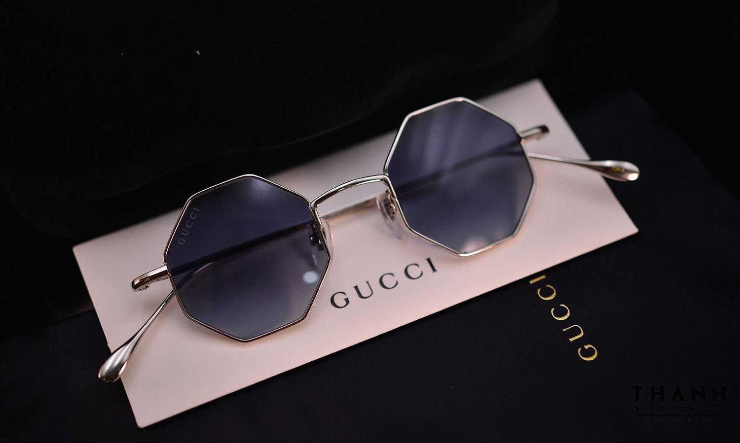 Kính râm Gucci GG1814S 003 Silver Blue Gradient