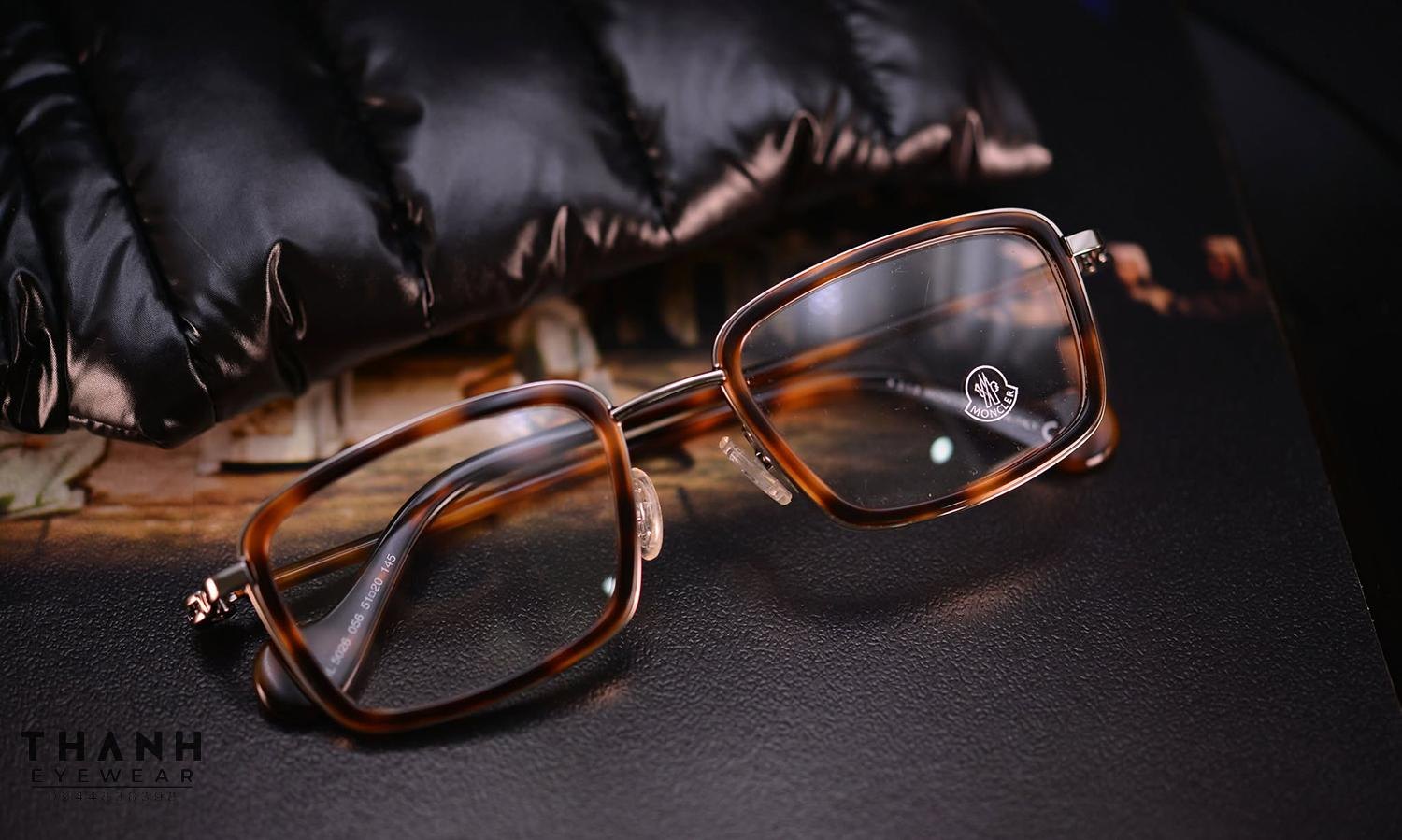 Gọng kính Moncler ML5026 056 Havana w/ Gunmetal