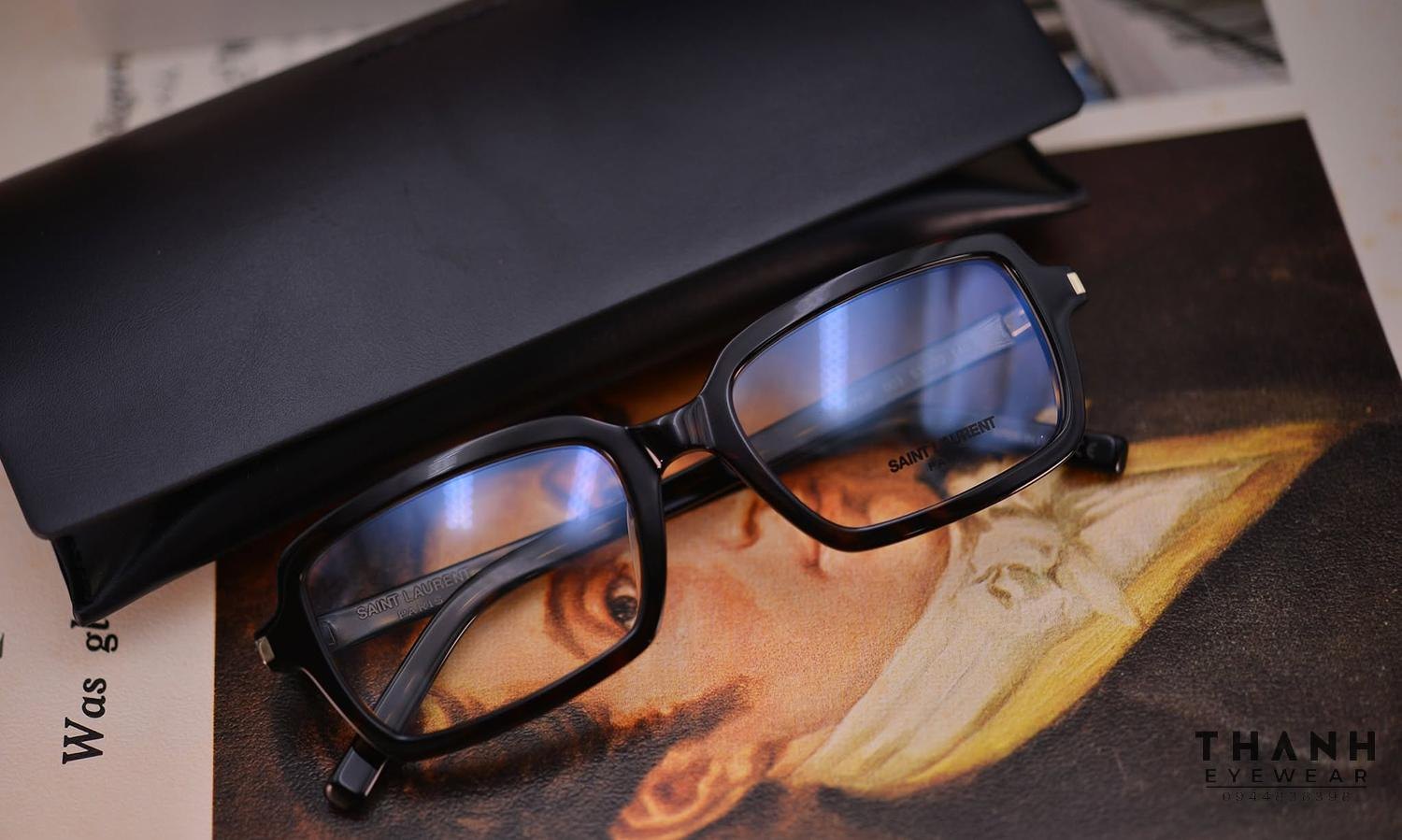 Gọng kính Saint Laurent SL278/F 003 Shiny Dark Havana