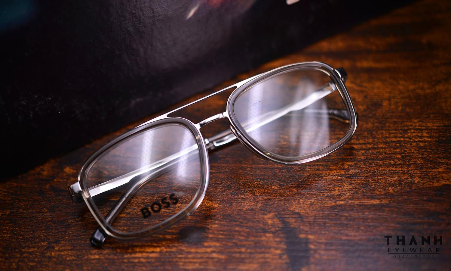 Gọng kính Hugo Boss 1255 0WIJ 00 Ruthenium Brown