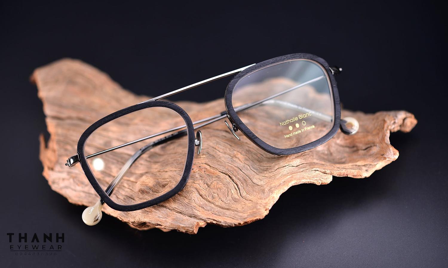 Gọng kính Nathalie Blanc Hector Black Ebony 613
