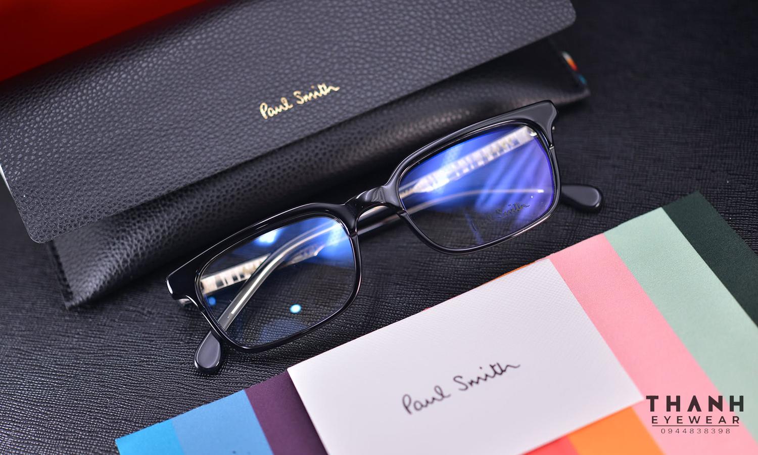 Gọng kính Paul Smith Adelaide Unisex PSOP002V1 001 Black Ink Crystal
