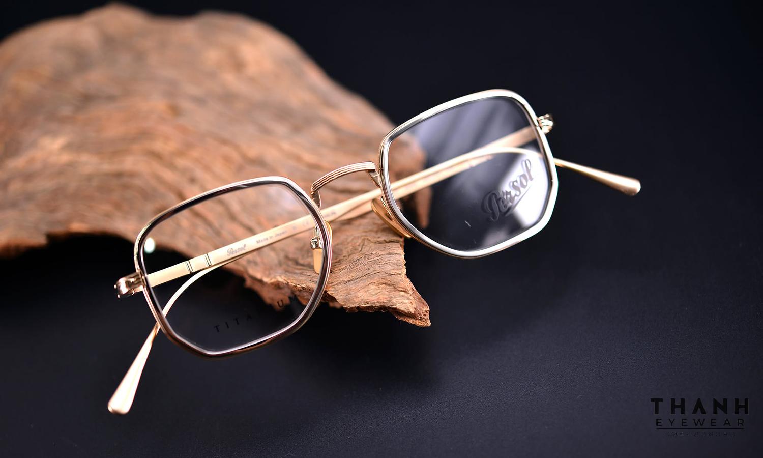 Gọng kính Persol PO5006VT 8005 Titanium Gold
