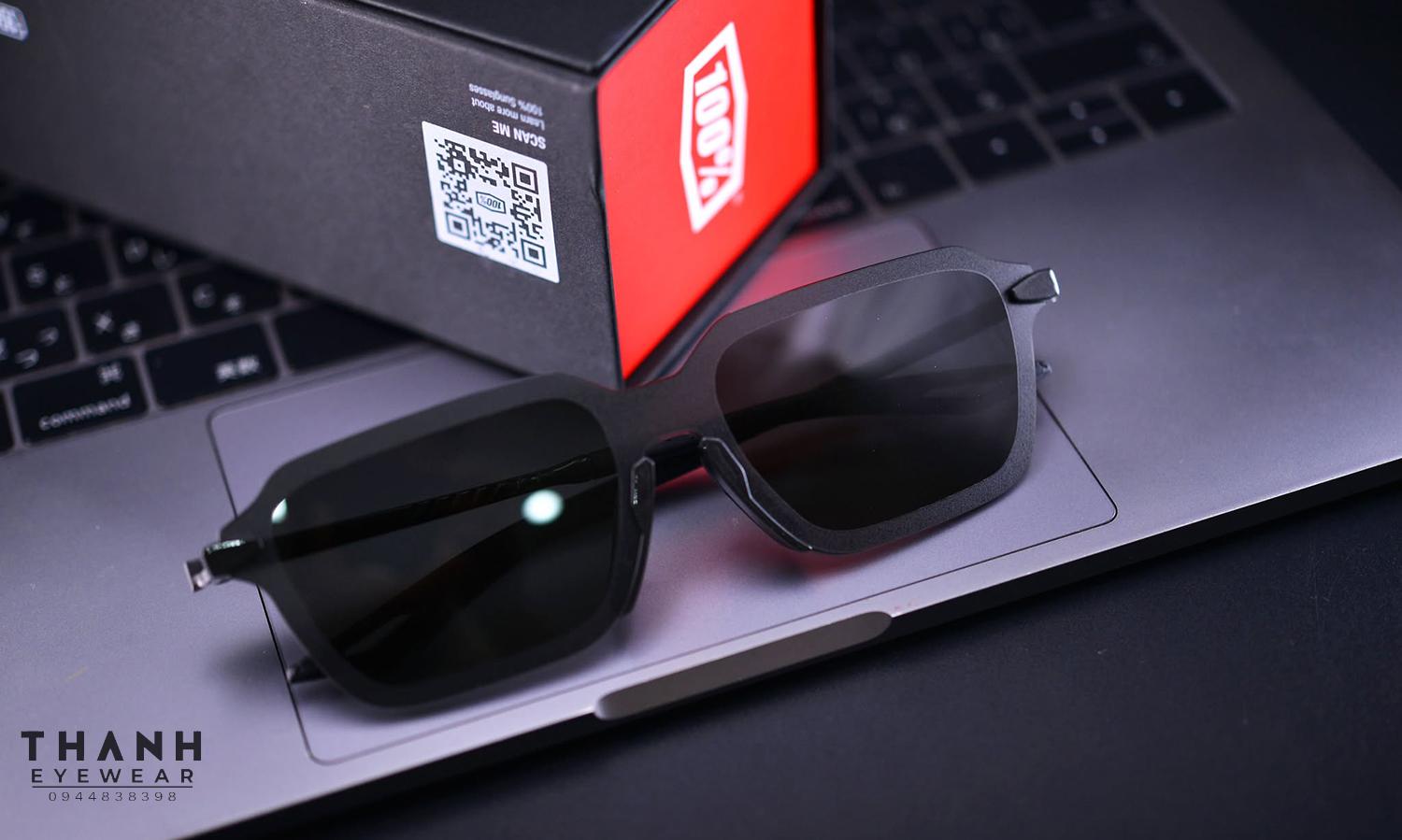 Kính râm 100% Legere Matte Gunmetal 60056-00004