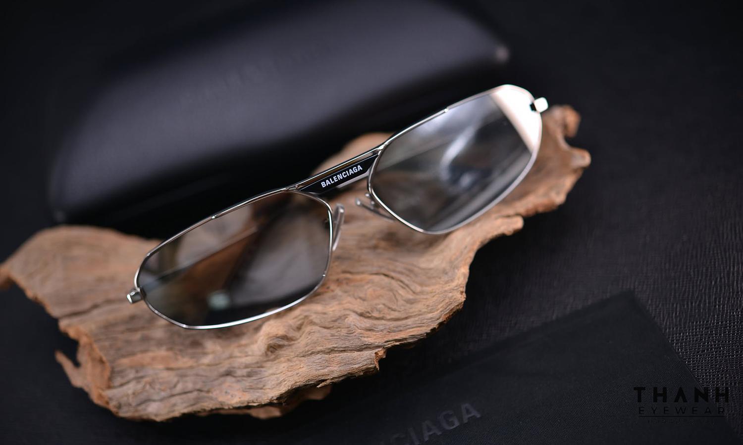 Kính râm Balenciaga BB0245S 002 Silver Mirror